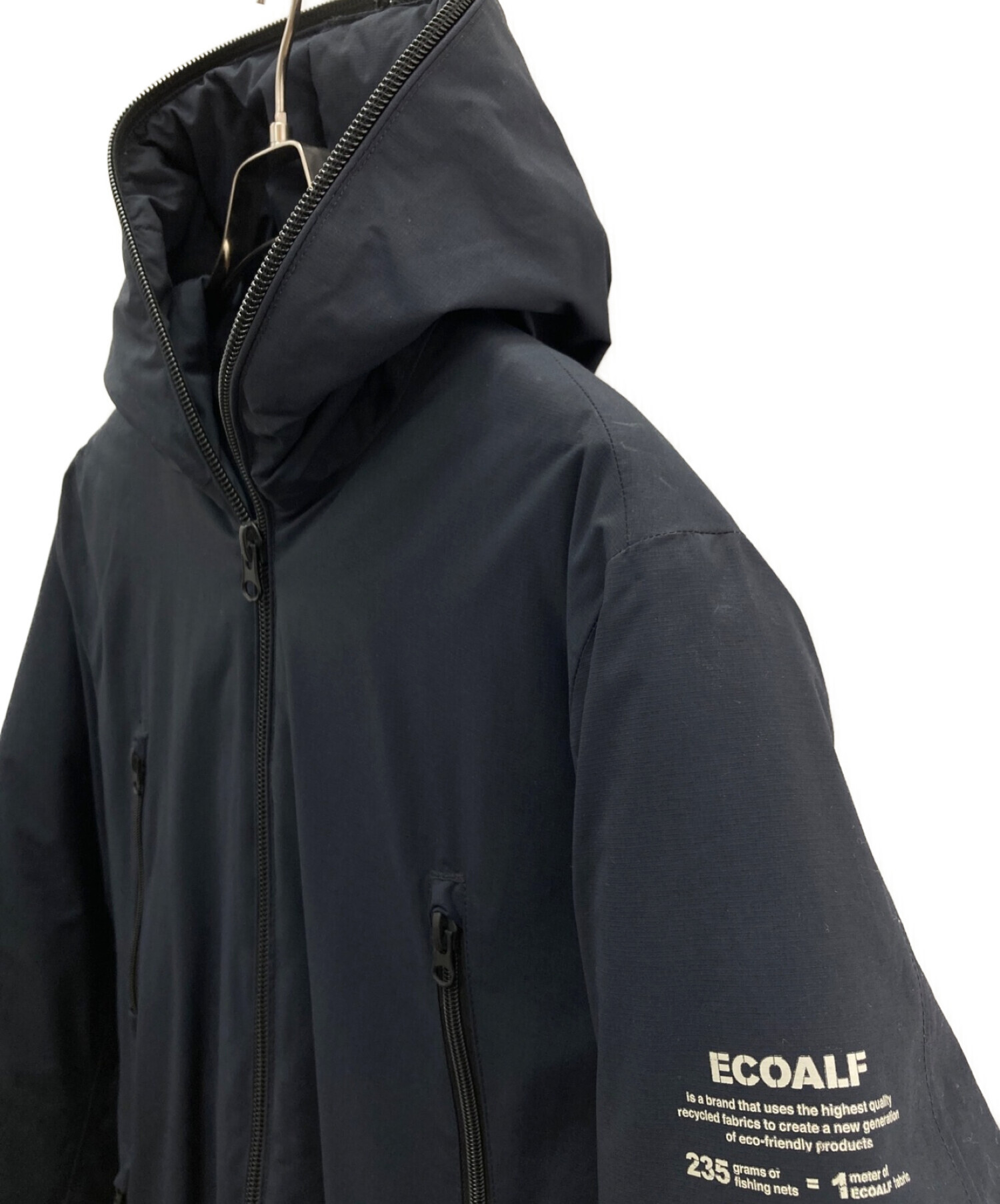 ECOALF (エコアルフ) ダウンジャケット ネイビー サイズ:L