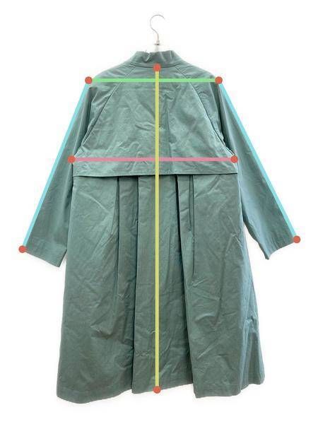 WASHED あえなく FINX GRADATION DYE LONG COAT 20ss