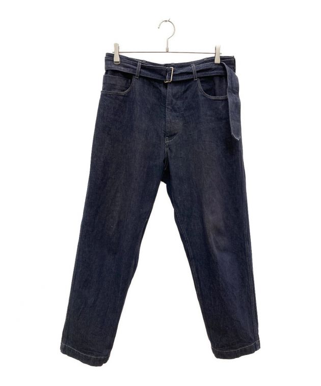 中古・古着通販】BLURHMS (ブラームス) ベルテッド デニムパンツ  
