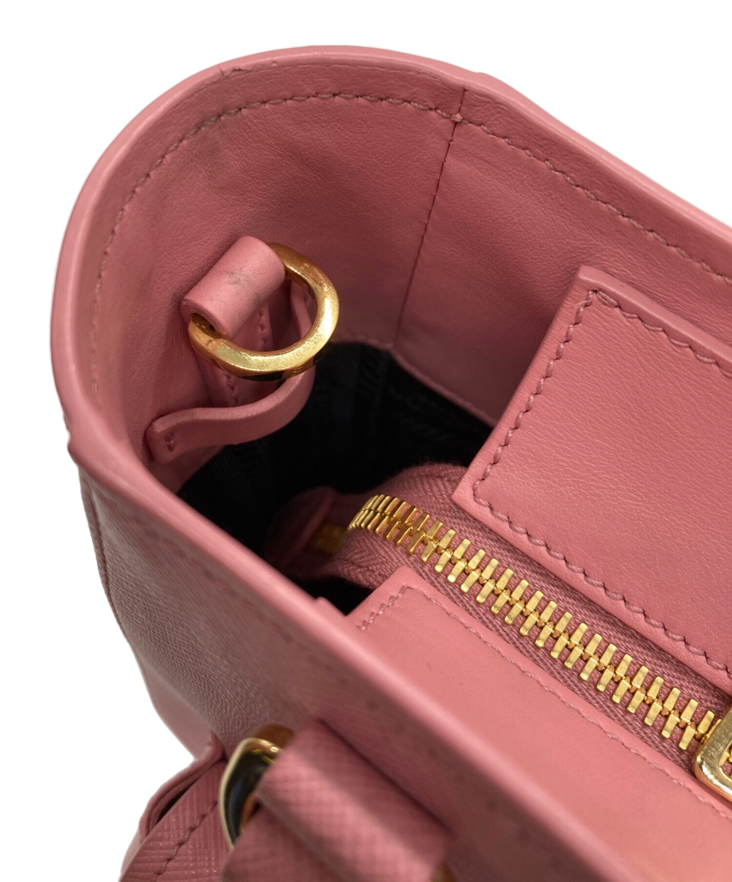 中古・古着通販】PRADA (プラダ) 2WAYショルダーバッグ ピンク 