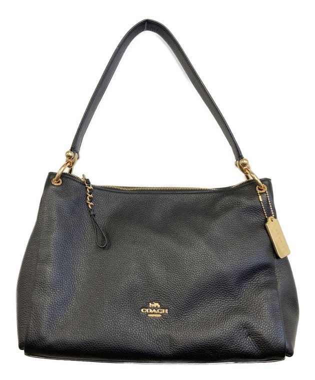 中古・古着通販】COACH (コーチ) ワンショルダーバッグ ブラック 