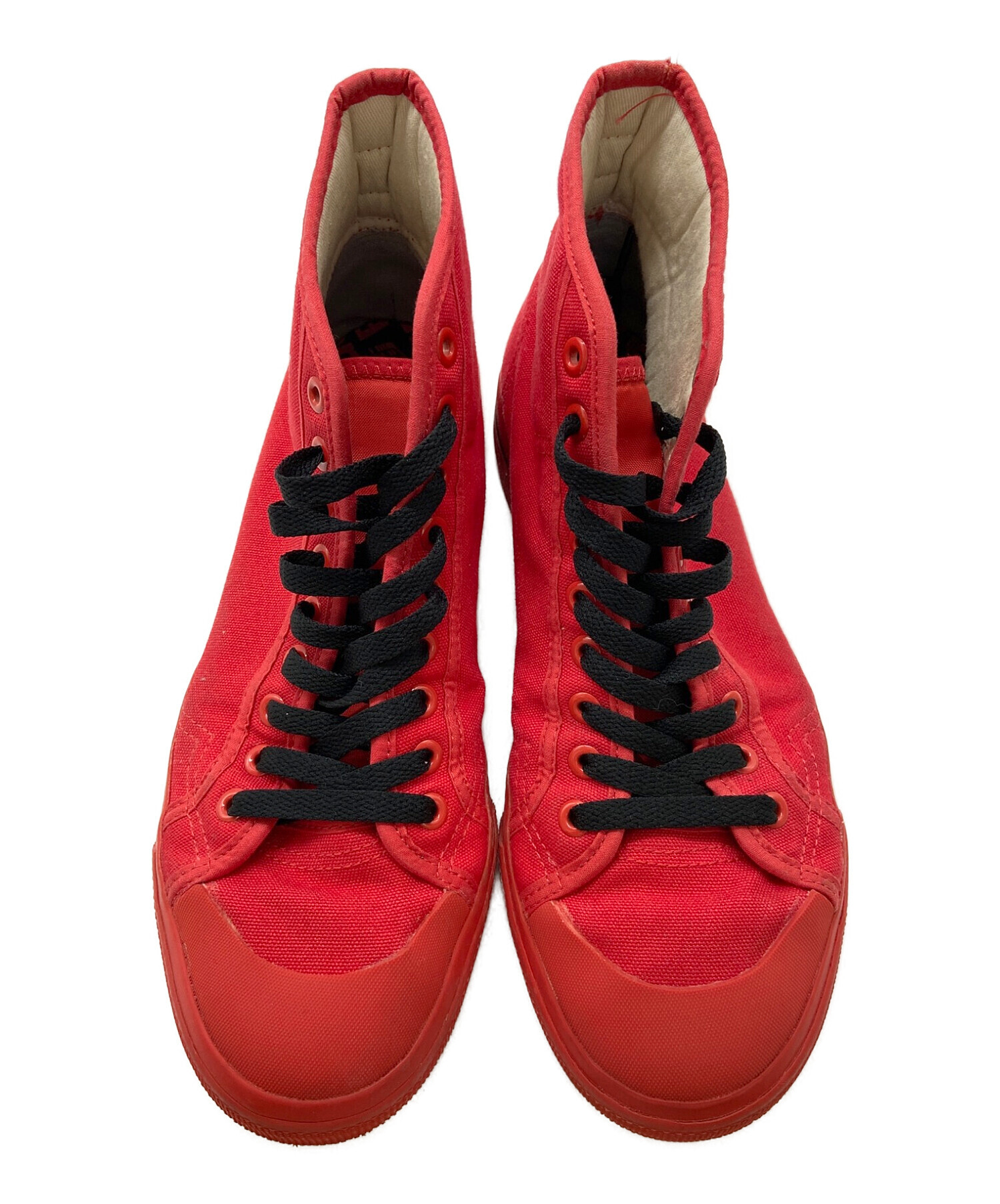 adidas×Raf Simons Tomato Red (アディダス×ラフシモンズ) ハイカットスニーカー レッド サイズ:26.5cm