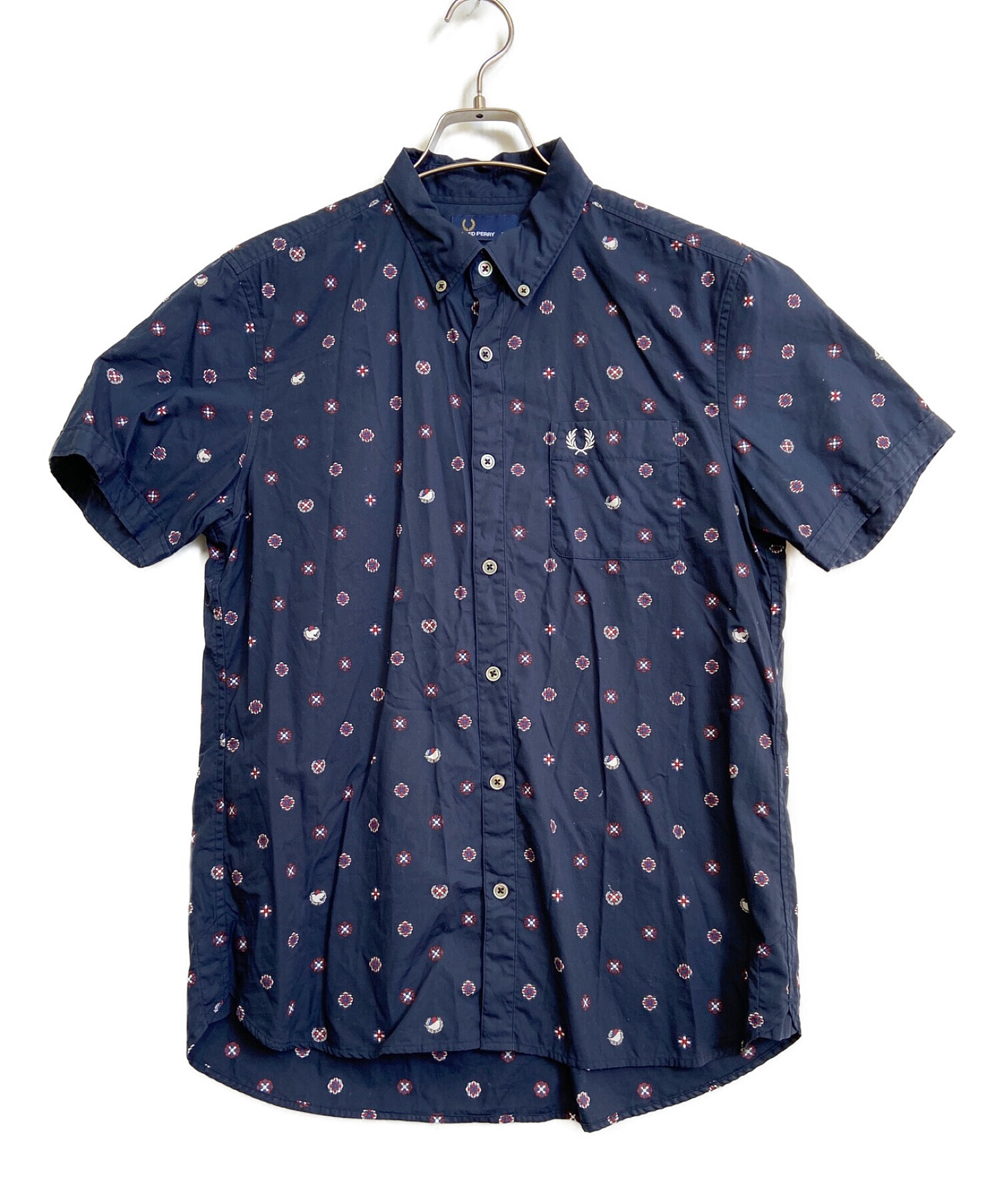 FRED PERRY フレッドペリー 水玉 半袖シャツ｜メンズ