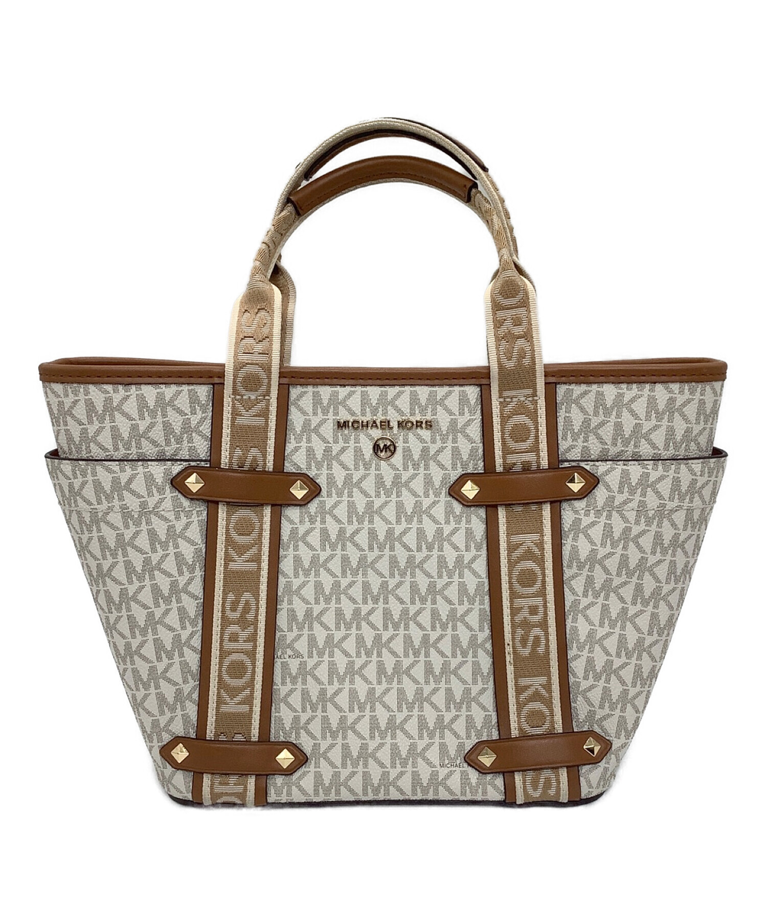 中古・古着通販】MICHAEL KORS (マイケルコース) 2WAYバッグ ホワイト 