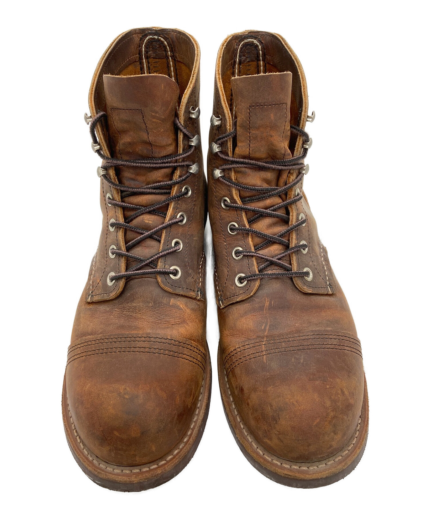 中古・古着通販】RED WING (レッドウィング) レザーブーツ ブラウン  