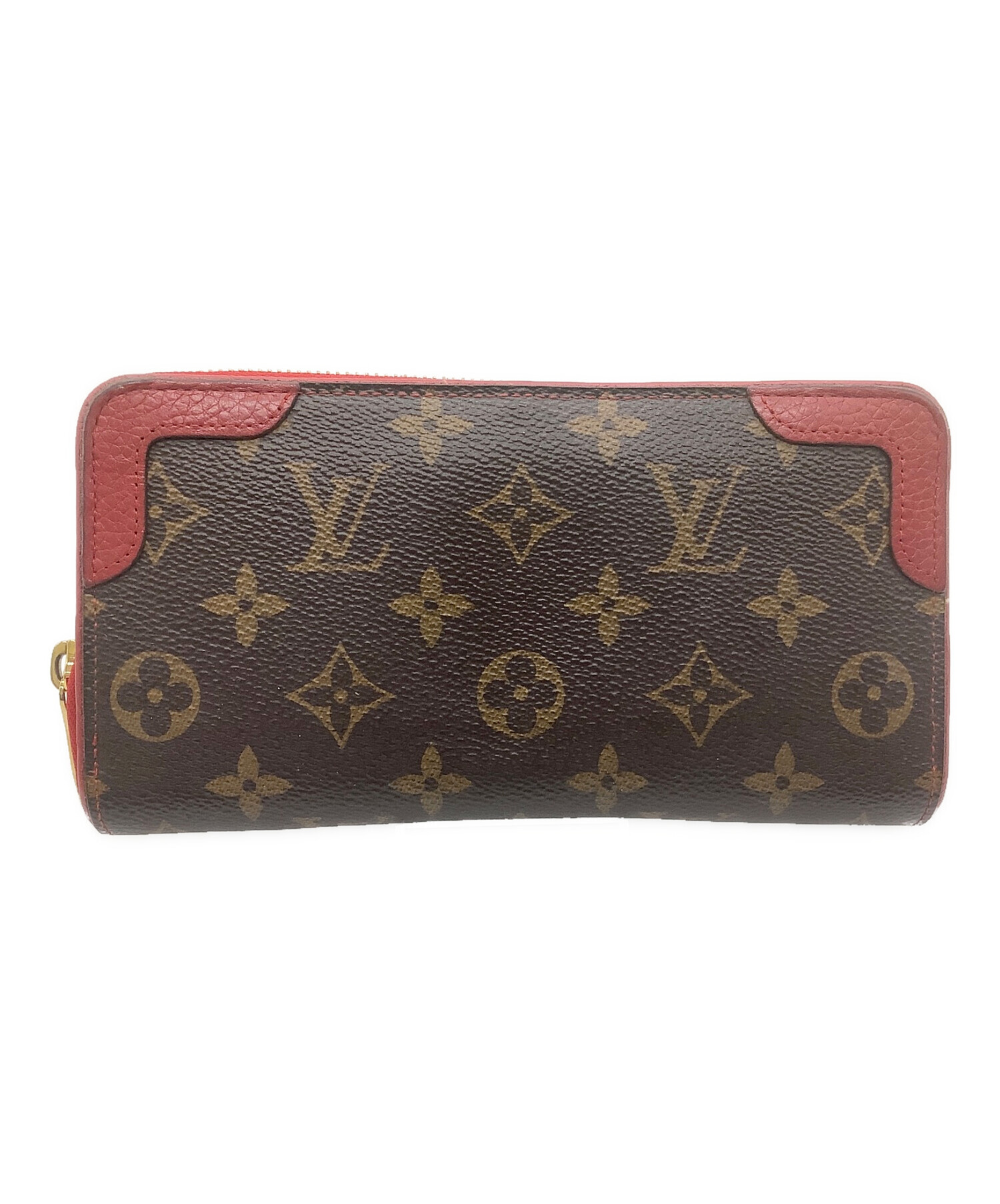 LOUIS VUITTON 長財布 ブラウン/レッド Louis Vuitton 長財布 ブラウン/レッド