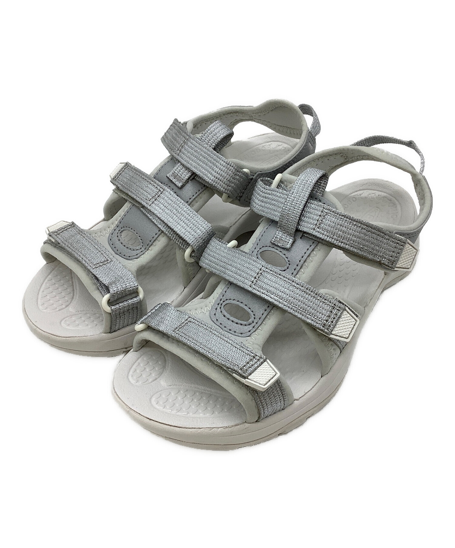 中古・古着通販】KEEN (キーン) サンダル ホワイト×シルバー サイズ 