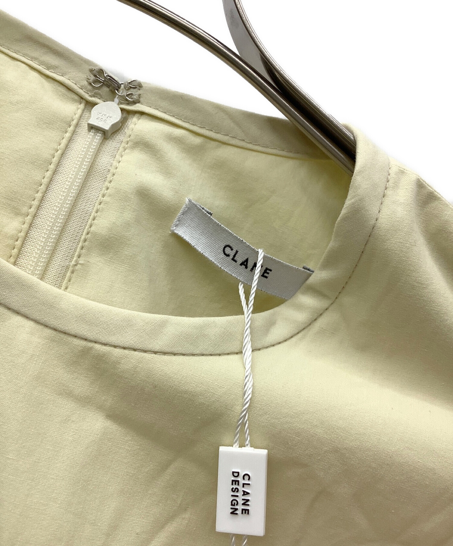 中古・古着通販】CLANE (クラネ) SOLID TIERED ONE PIECE ベージュ 