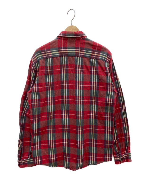 中古・古着通販】RRL (ダブルアールエル) ネルシャツ レッド サイズ:M 