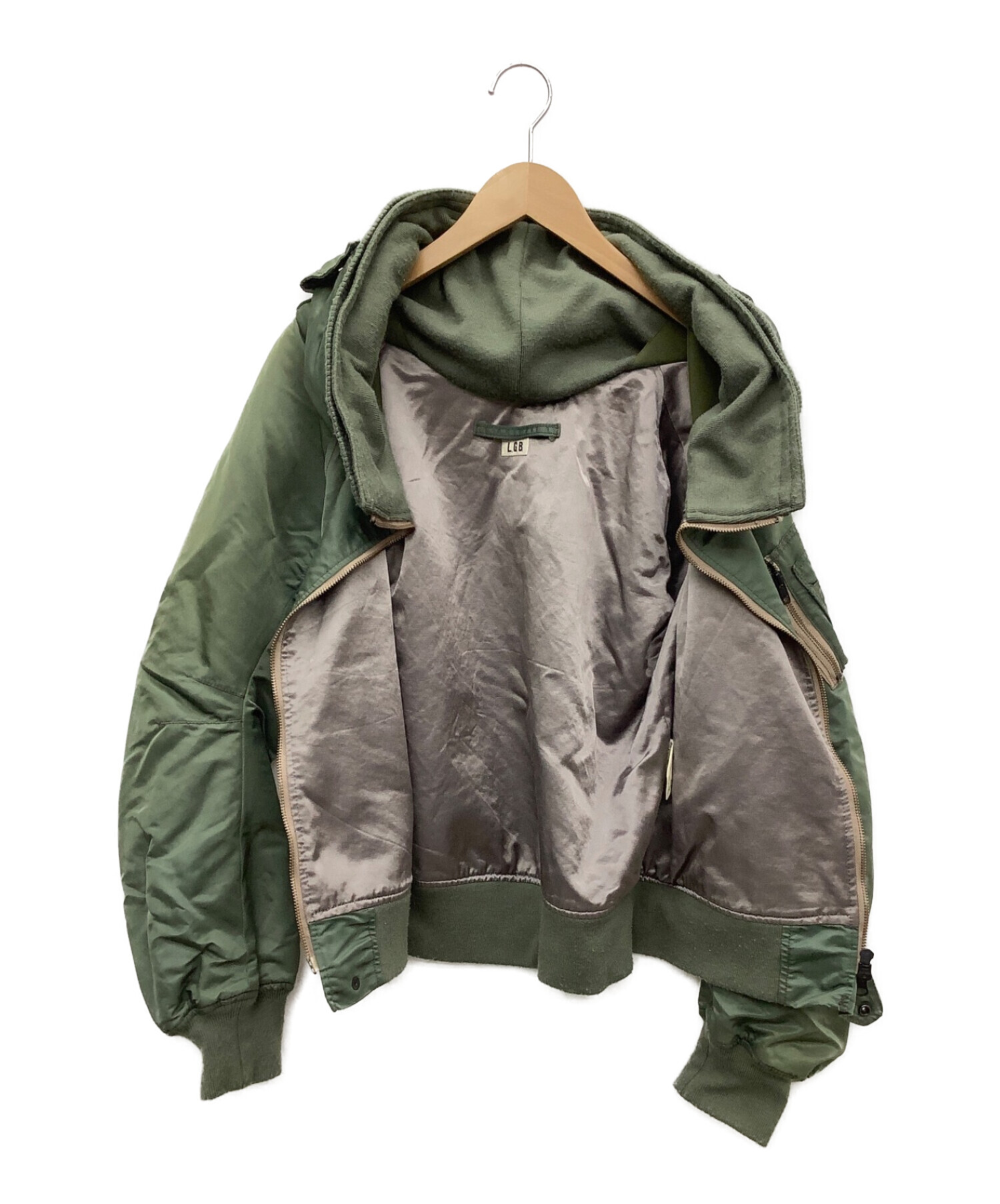 中古・古着通販】L.G.B (ルグランブルー) ナイロンジャケット オリーブ
