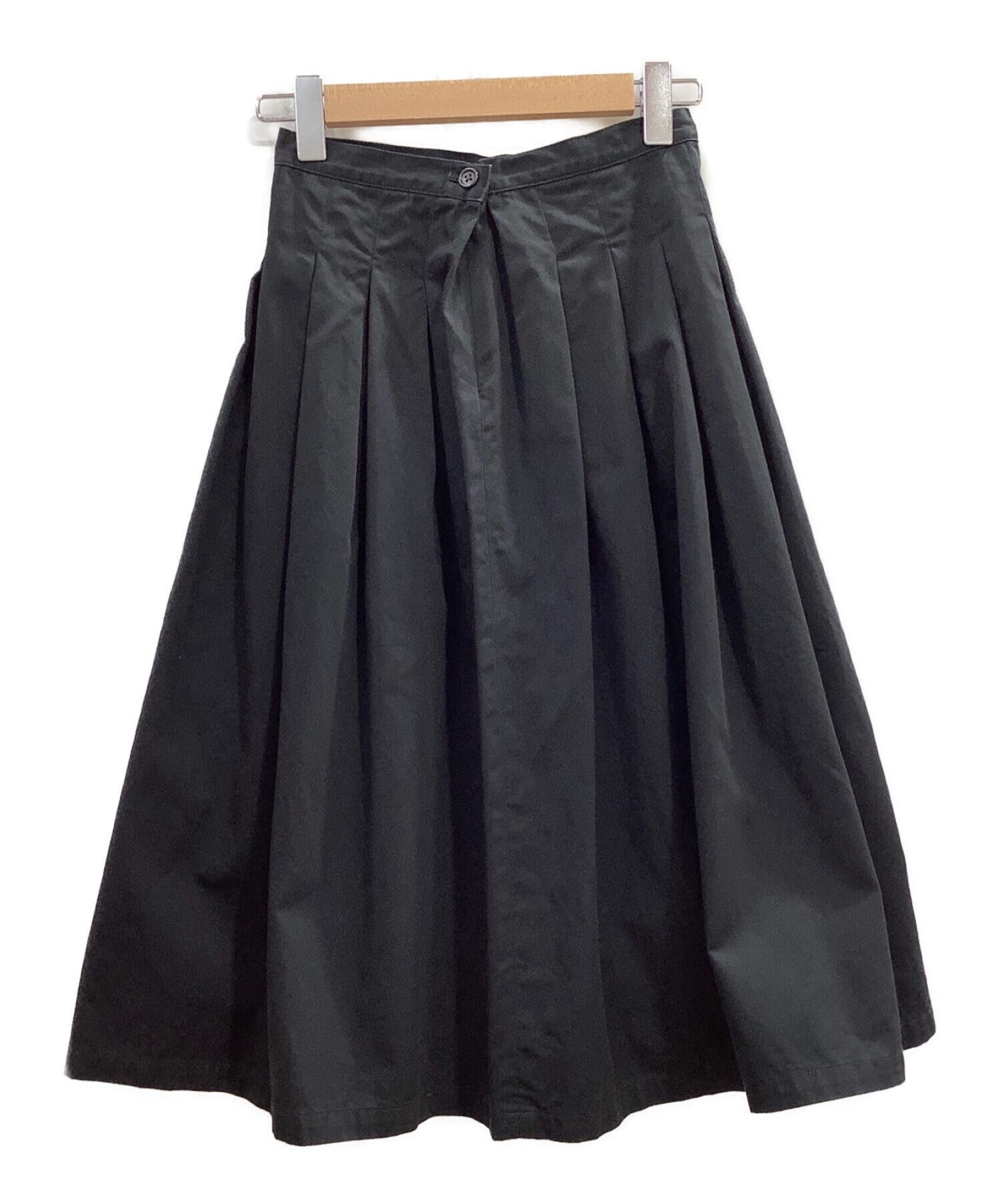 GRANDMA MAMA DAUGHTER (グランマママドーター) チノプリーツロングスカート ブラック サイズ:00