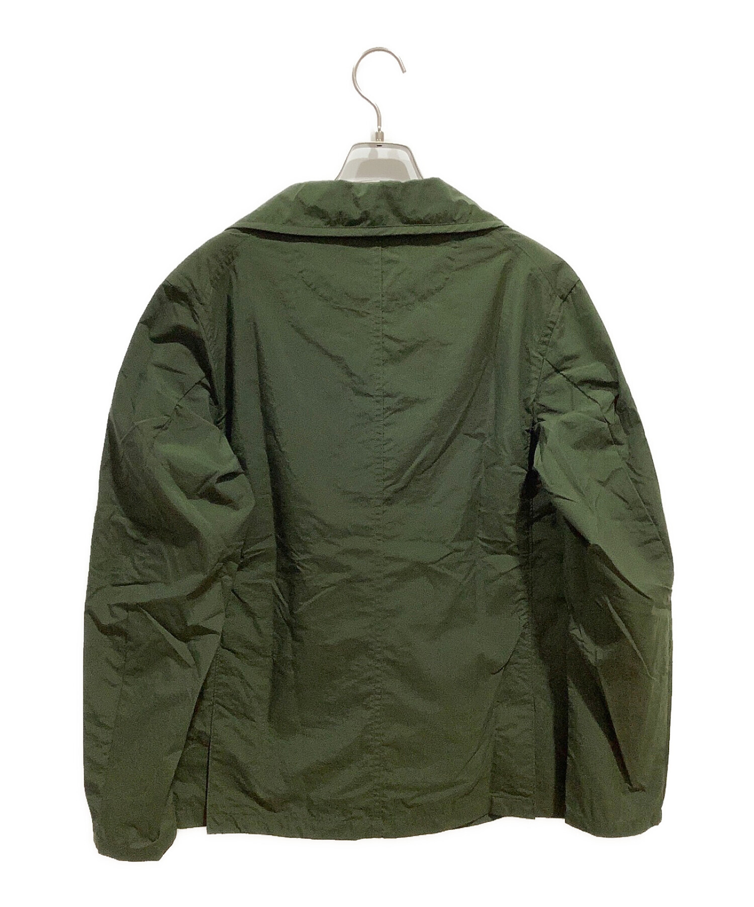 ダントン丸襟ジャケットブルゾンスーツ38カーキ