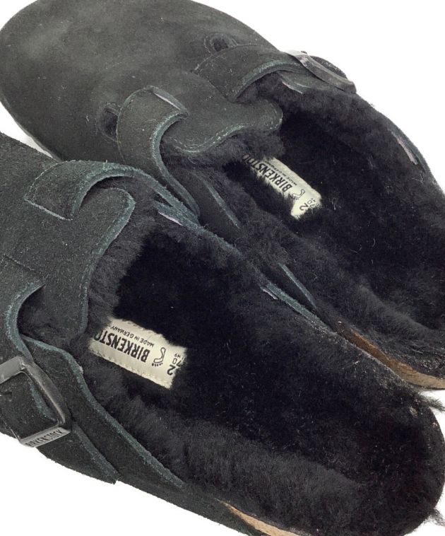 ビルケンシュトック ボストン ブラックスウェード サイズ42