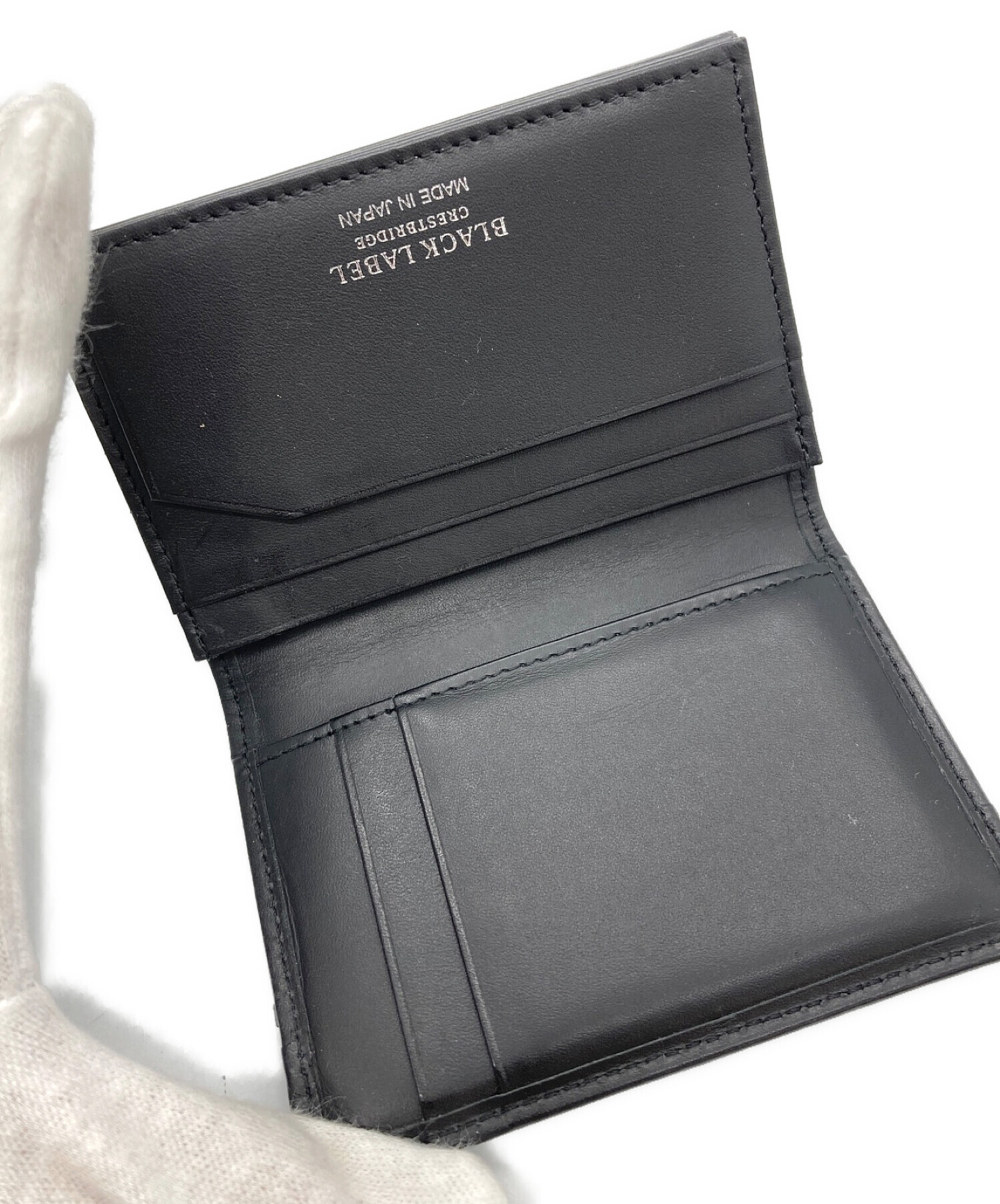 ブラックレーベルクレストブリッジ 名刺入れ 新品 ブラック レーベル