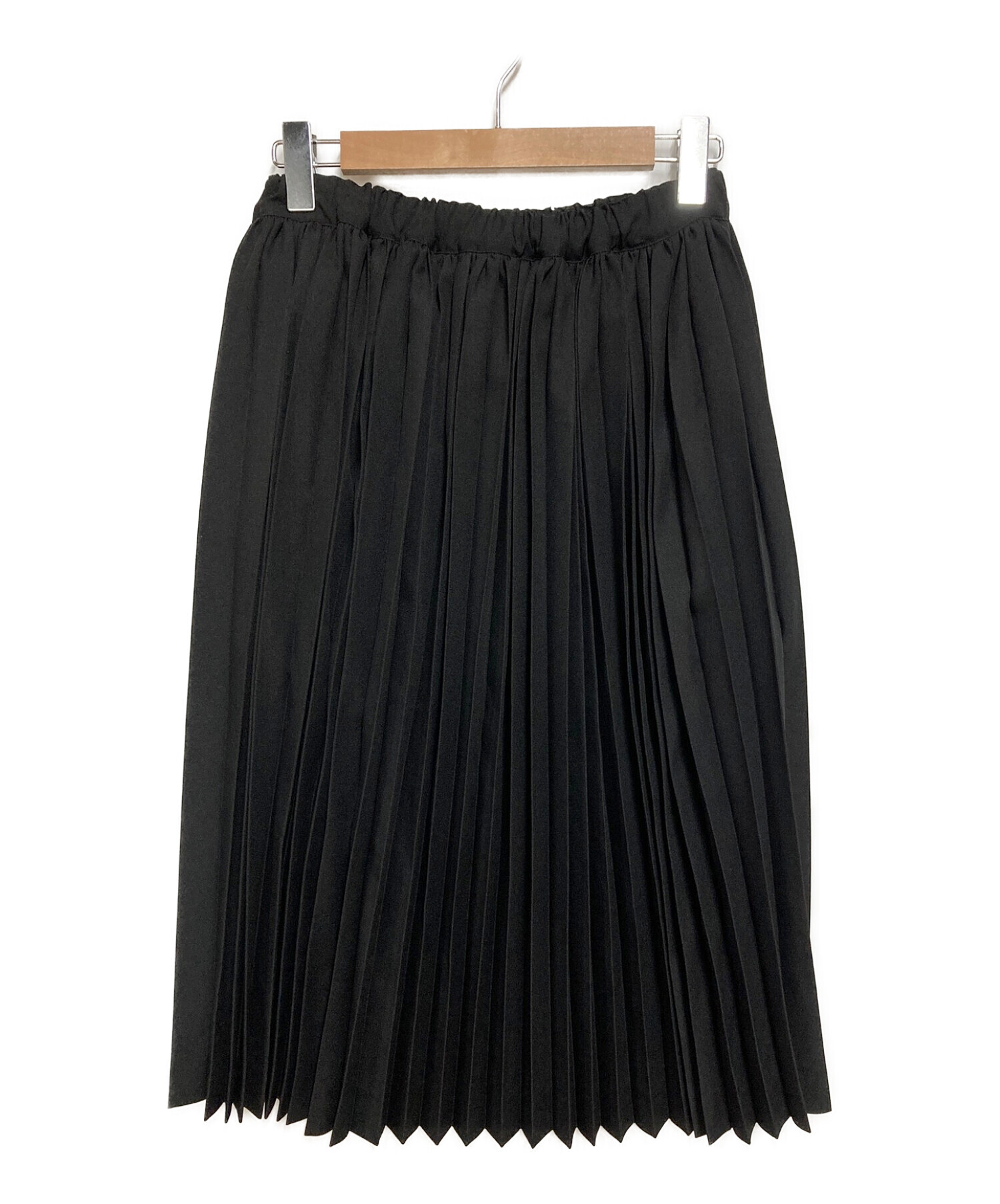 COMME des GARCONS (コムデギャルソン) プリーツスカート ブラック サイズ:XSサイズ