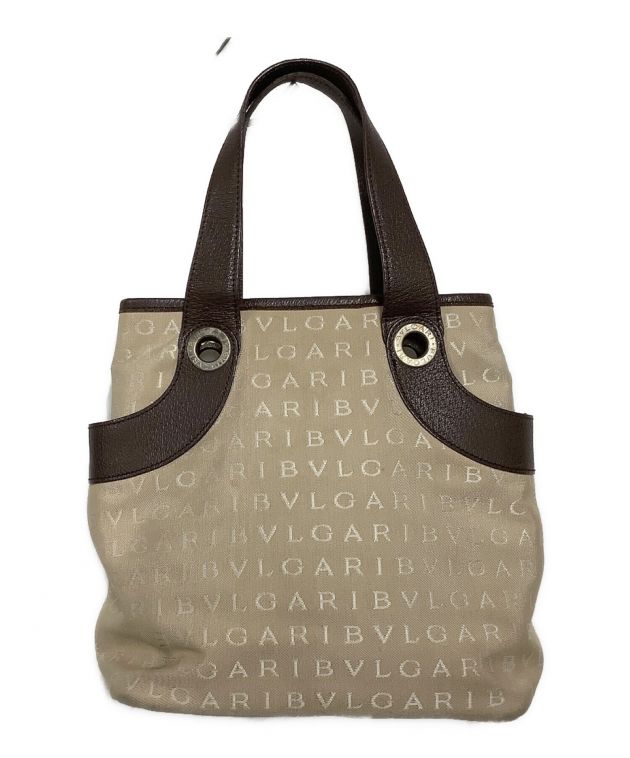 中古・古着通販】BVLGARI (ブルガリ) ハンドバッグ ベージュ｜ブランド 
