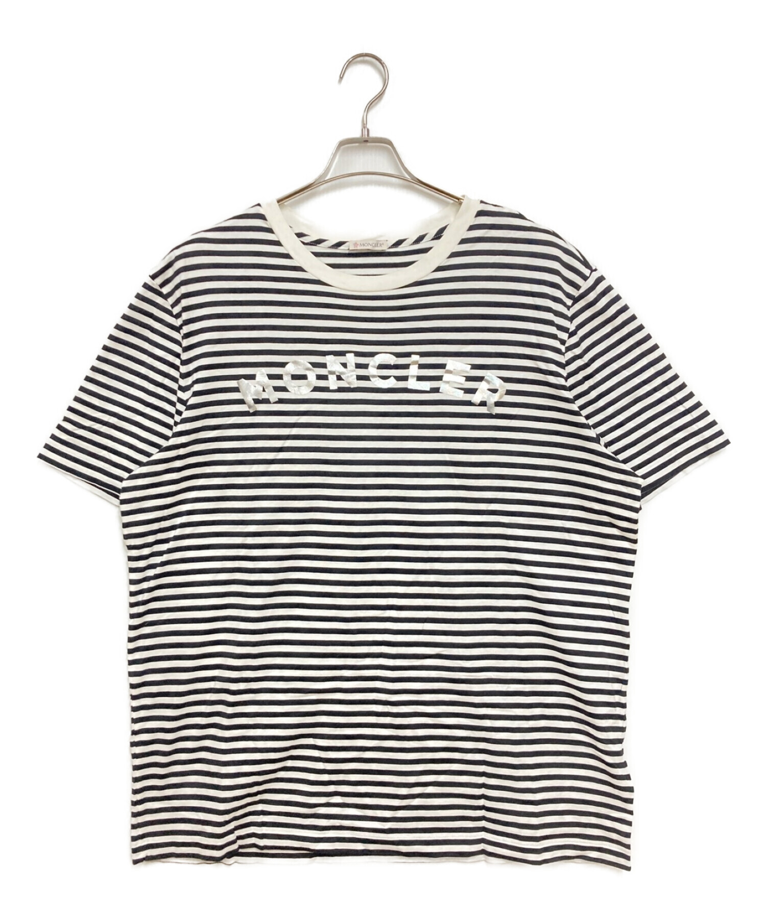 MONCLER モンクレール カモフラボーダー ロゴワッペン Tシャツ L