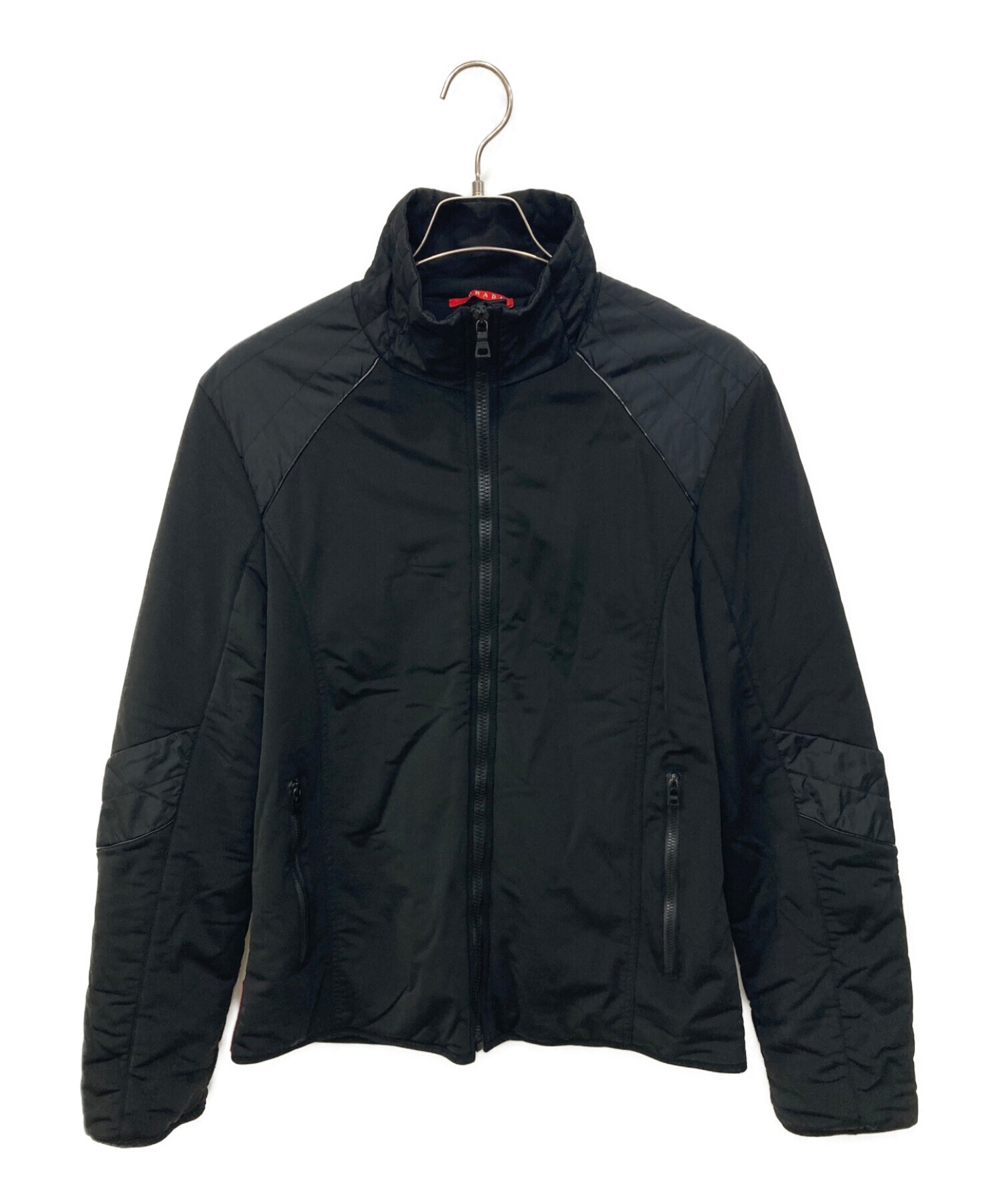 中古・古着通販】PRADA (プラダ) ナイロンジャケット ブラック サイズ 