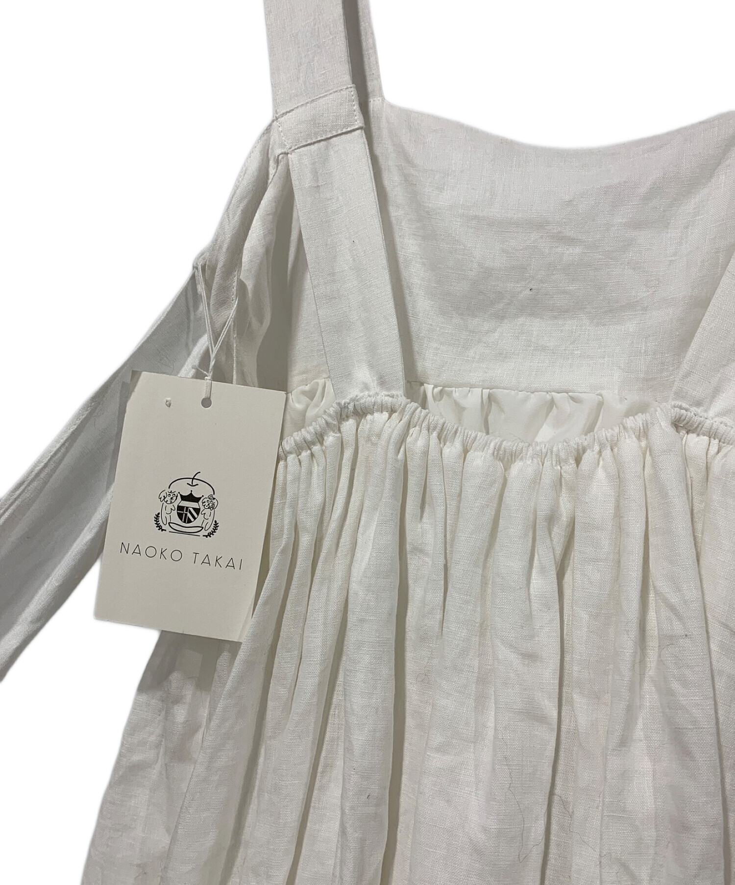 中古・古着通販】NAOKO TAKAI (ナオコ タカイ) リネンワンピース 