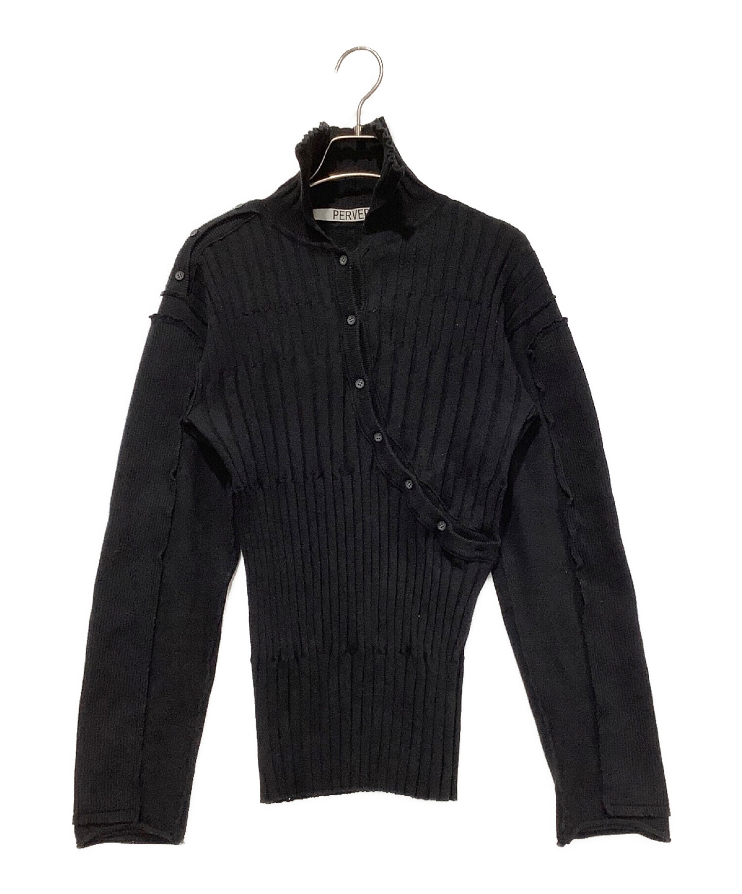 中古・古着通販】PERVERZE (パーバーズ) Re-Cotton Multi Rib Sweater 