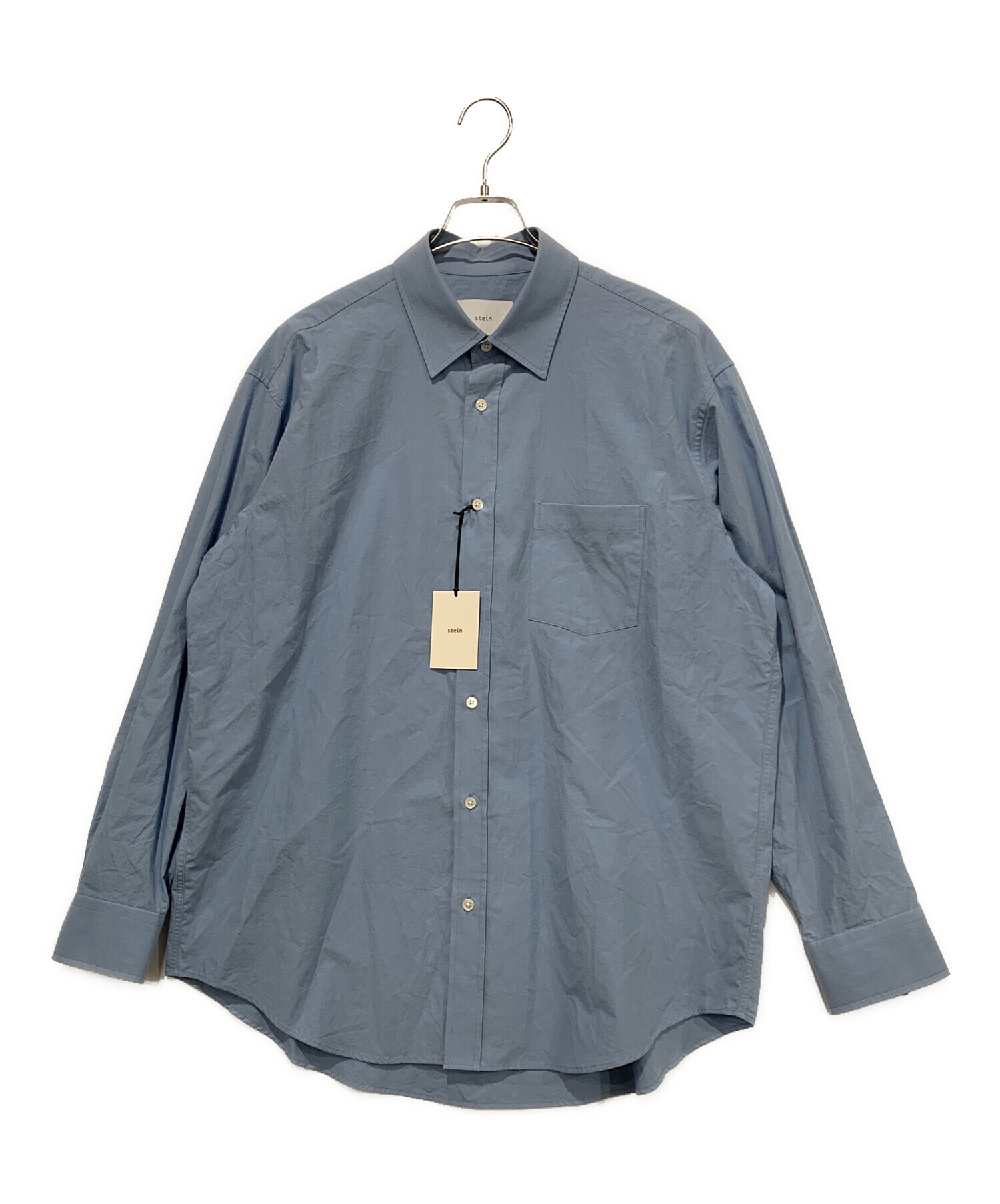 中古・古着通販】stein (シュタイン) OVERSIZED STANDARD SHIRT ブルー 