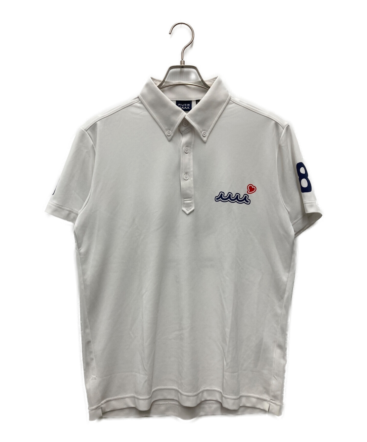 muta MARINE (ムータマリン) ゴルフウェア(ポロシャツ) ホワイト サイズ:XL
