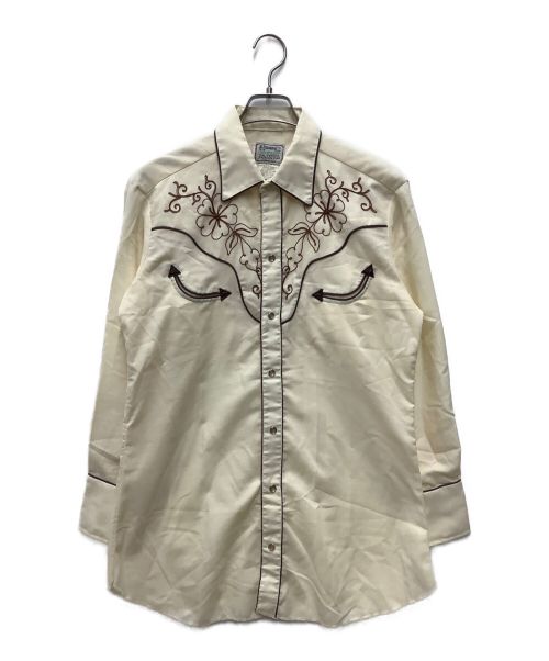 70s〜HbarC レザーヨークダウン 騒がしい