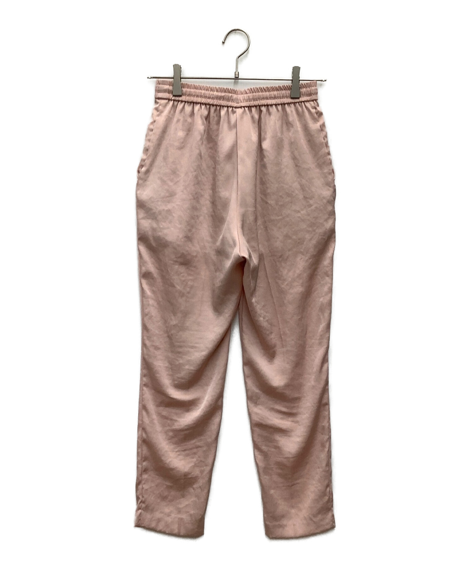 中古・古着通販】YORI (ヨリ) サテンスティックパンツ ピンク  