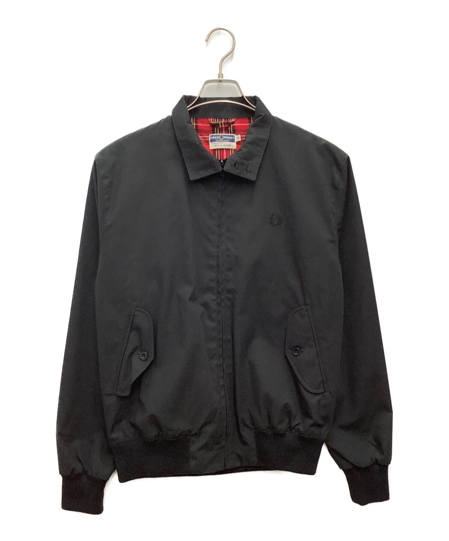 FRED PERRY (フレッドペリー) ハリントンジャケット ブラック サイズ:UK 38