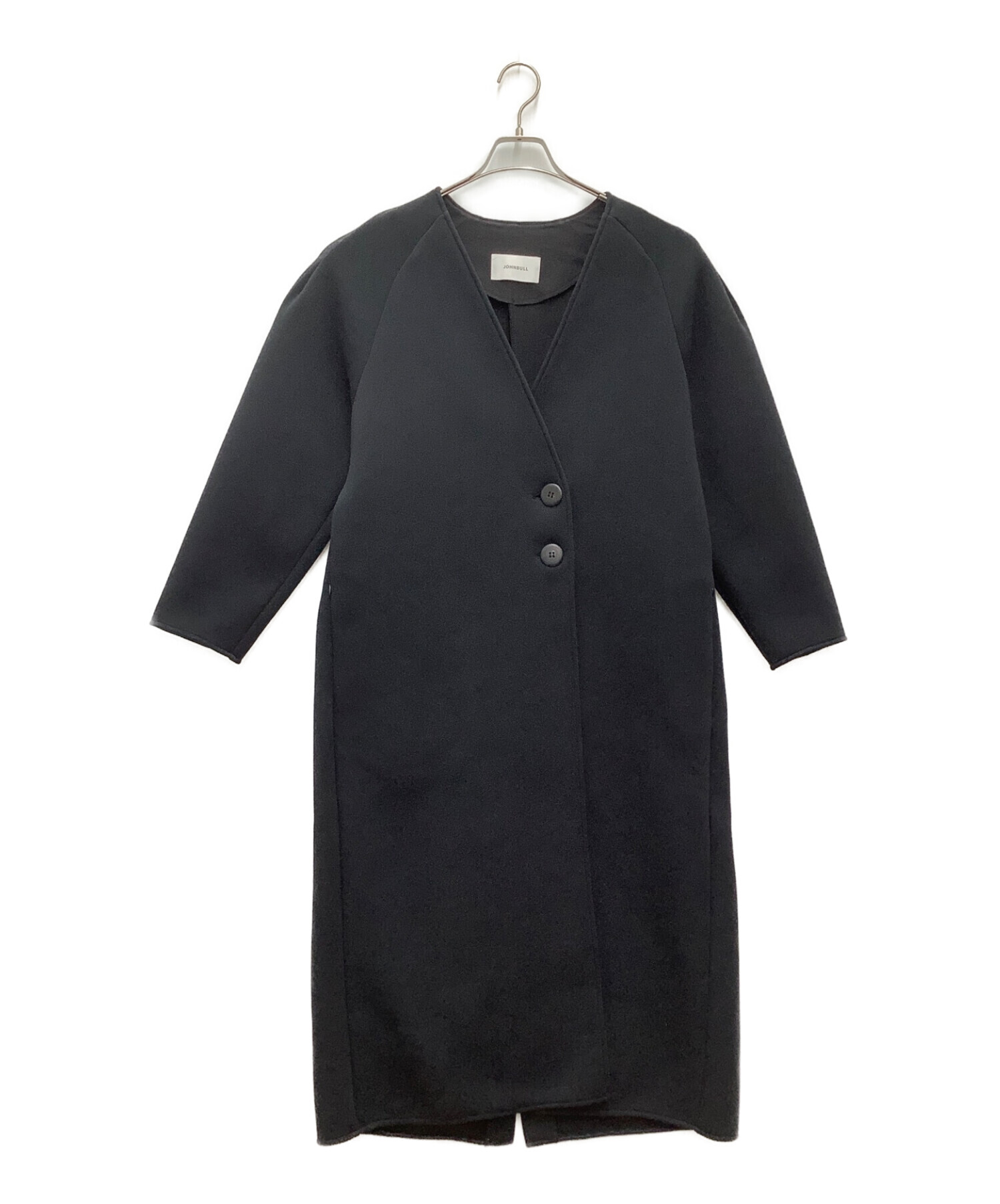 中古・古着通販】Johnbull (ジョンブル) ジャージーノーカラーコート 