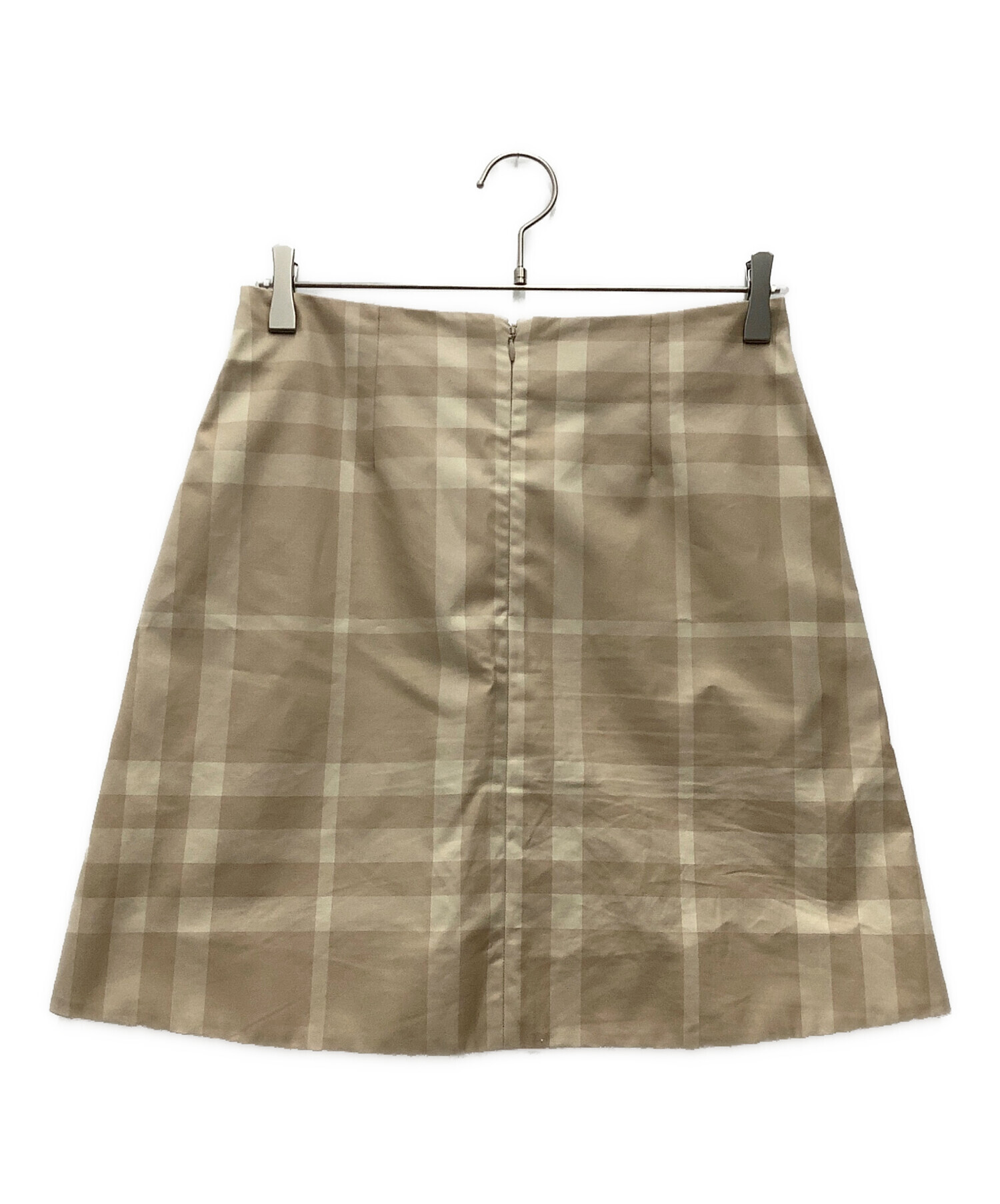中古・古着通販】BURBERRY (バーバリー) チェックAラインスカート  