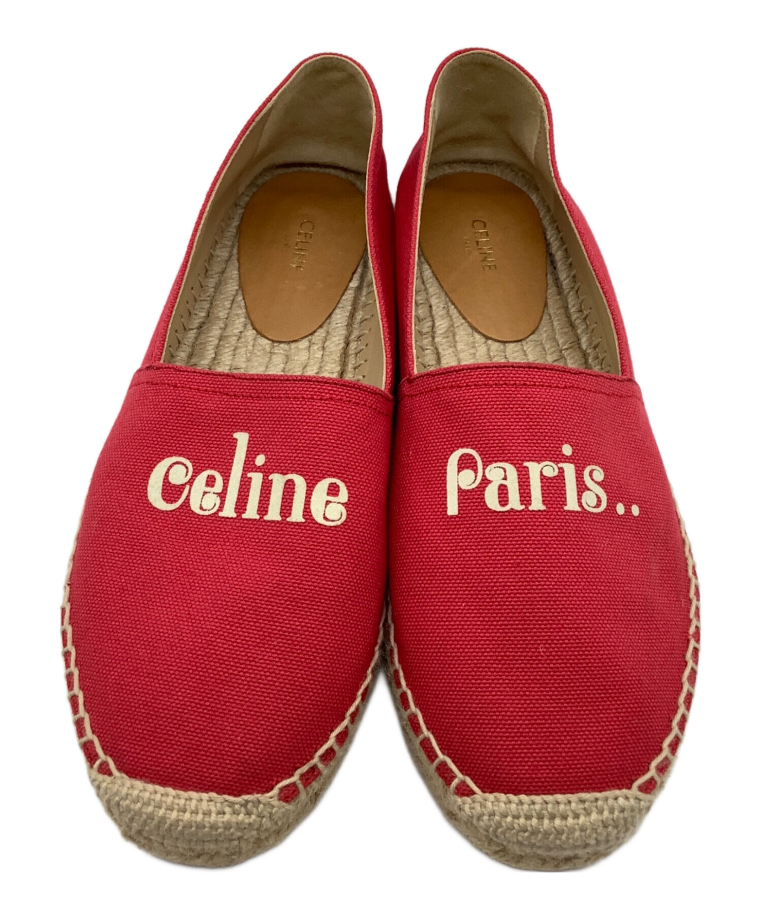 中古・古着通販】CELINE (セリーヌ) エスパドリーユ ピンク サイズ  