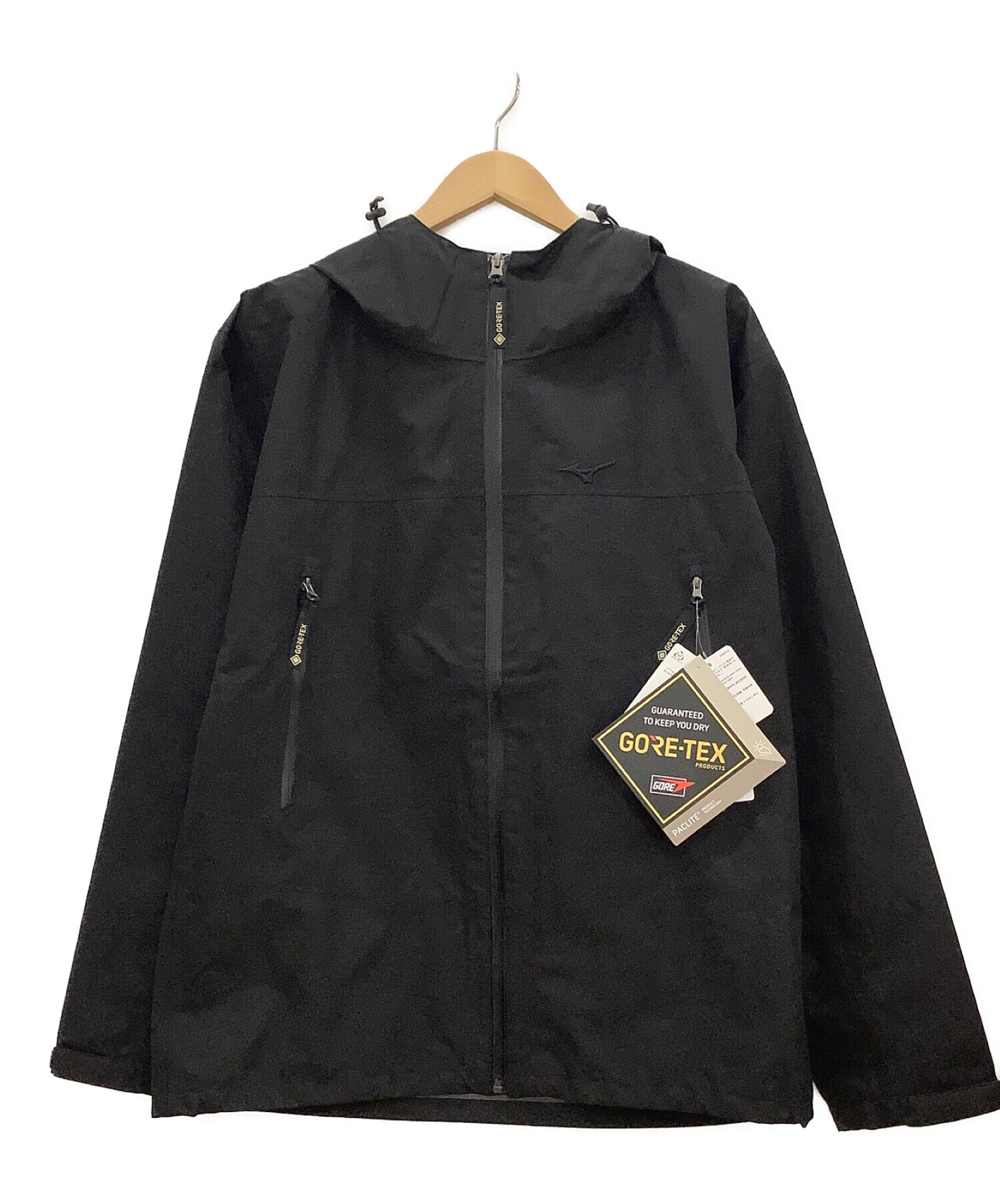 MIZUNO (ミズノ) レインジャケット GORE-TEX ブラック サイズ:L 未使用品