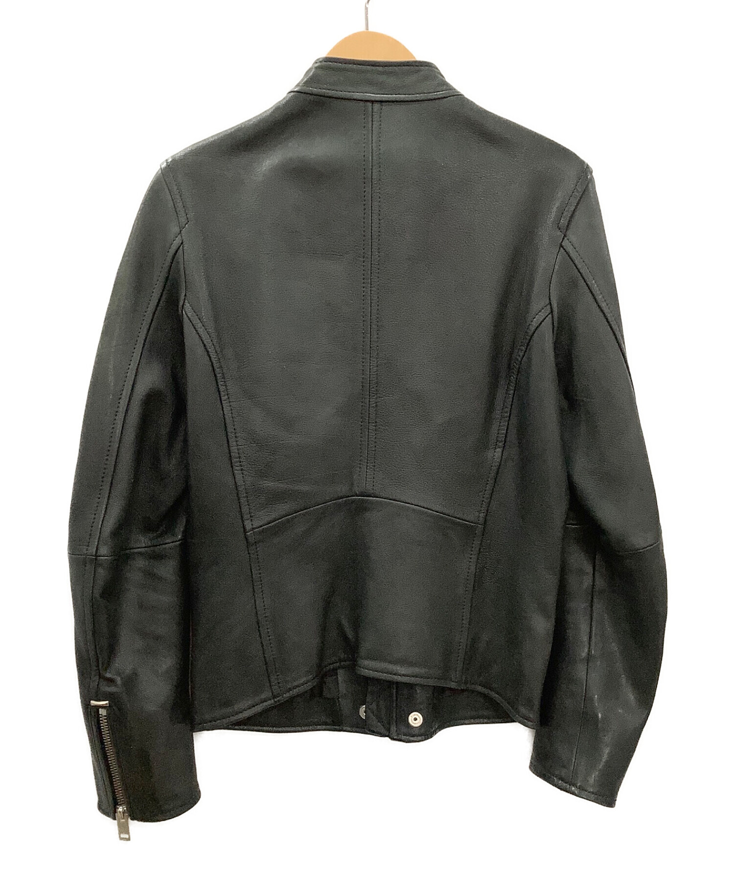 DIESEL (ディーゼル) ライダースジャケット ブラック サイズ:S
