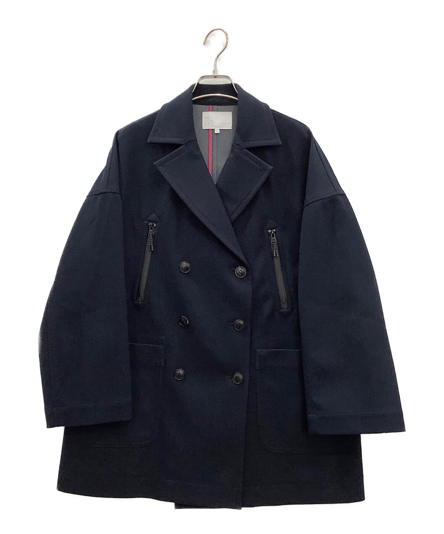 未使用タグ付き DANTON ウールピーコート ネイビー
