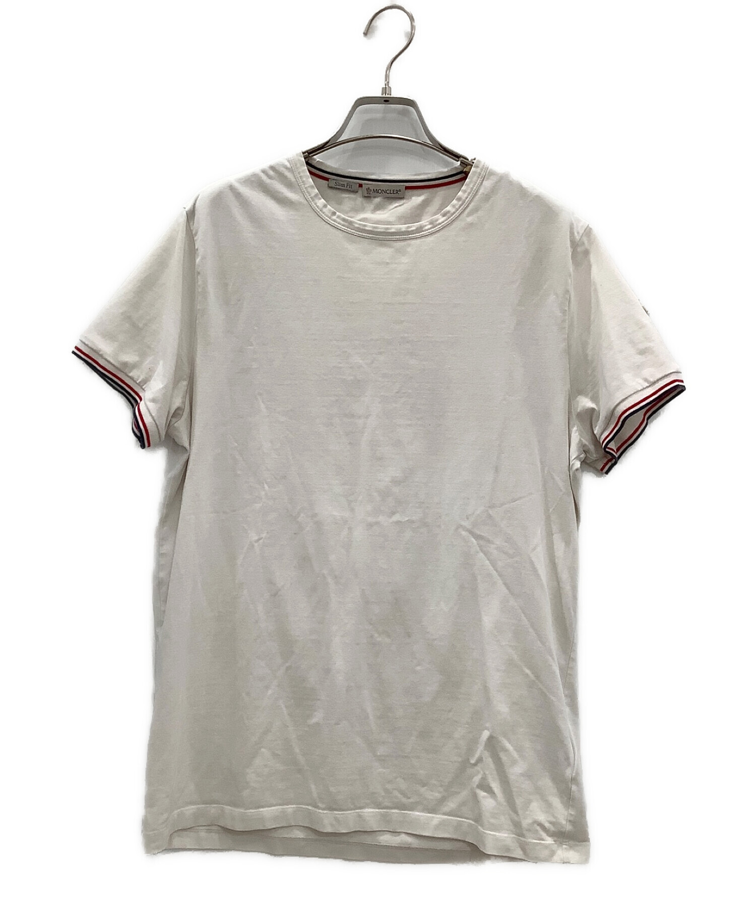 中古・古着通販】MONCLER (モンクレール) 半袖カットソー ベージュ 