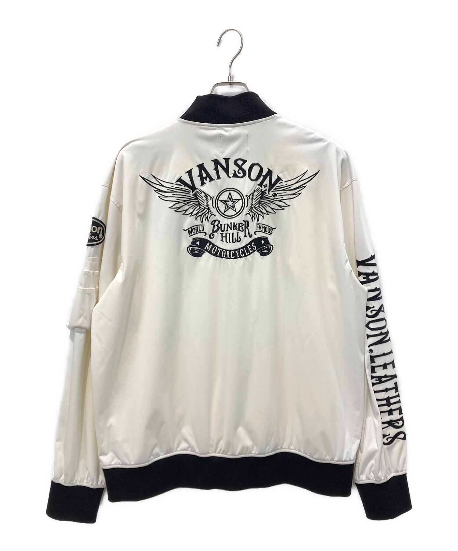 中古・古着通販】VANSON (バンソン) ストレッチMA-1ジャケット 