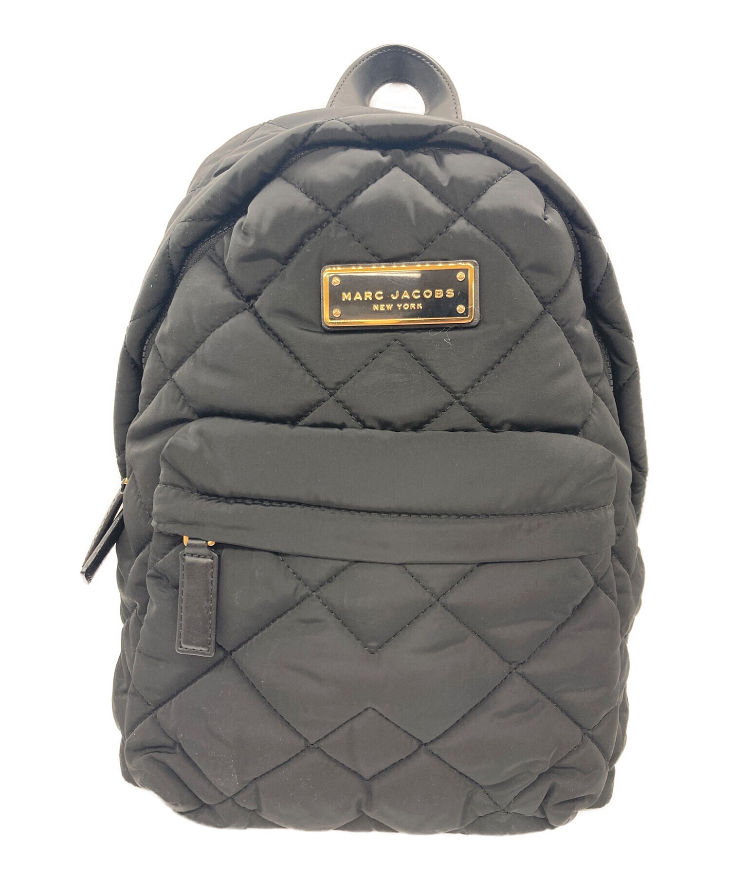 MARC JACOBS (マーク ジェイコブス) QUILTED NYLON BACKPACK ブラック