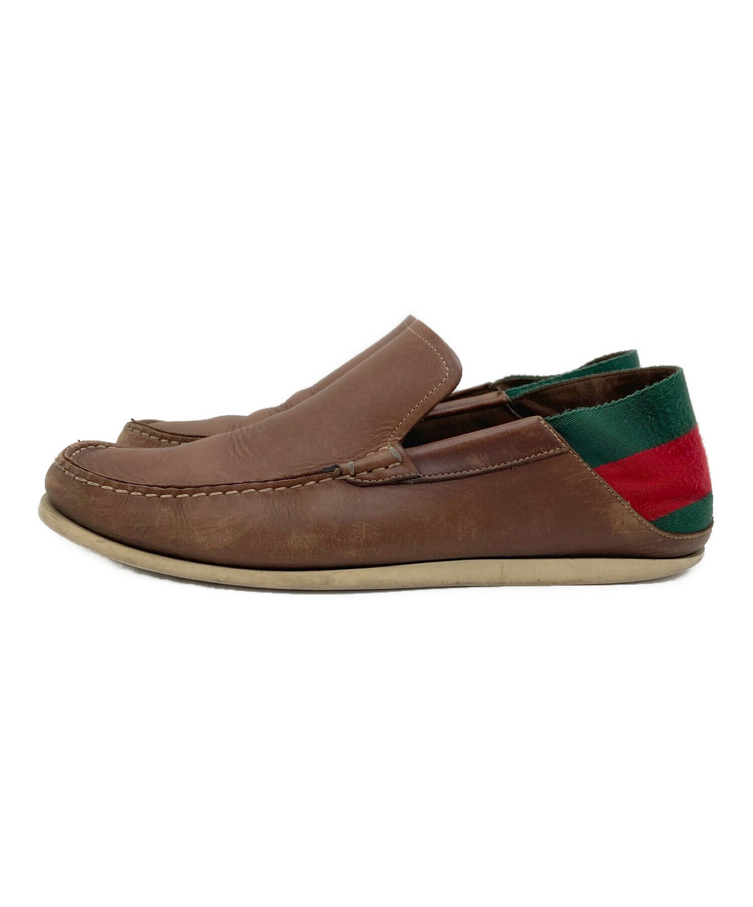 GUCCI グッチ 革靴 スエード ブラウン 40E ファッション