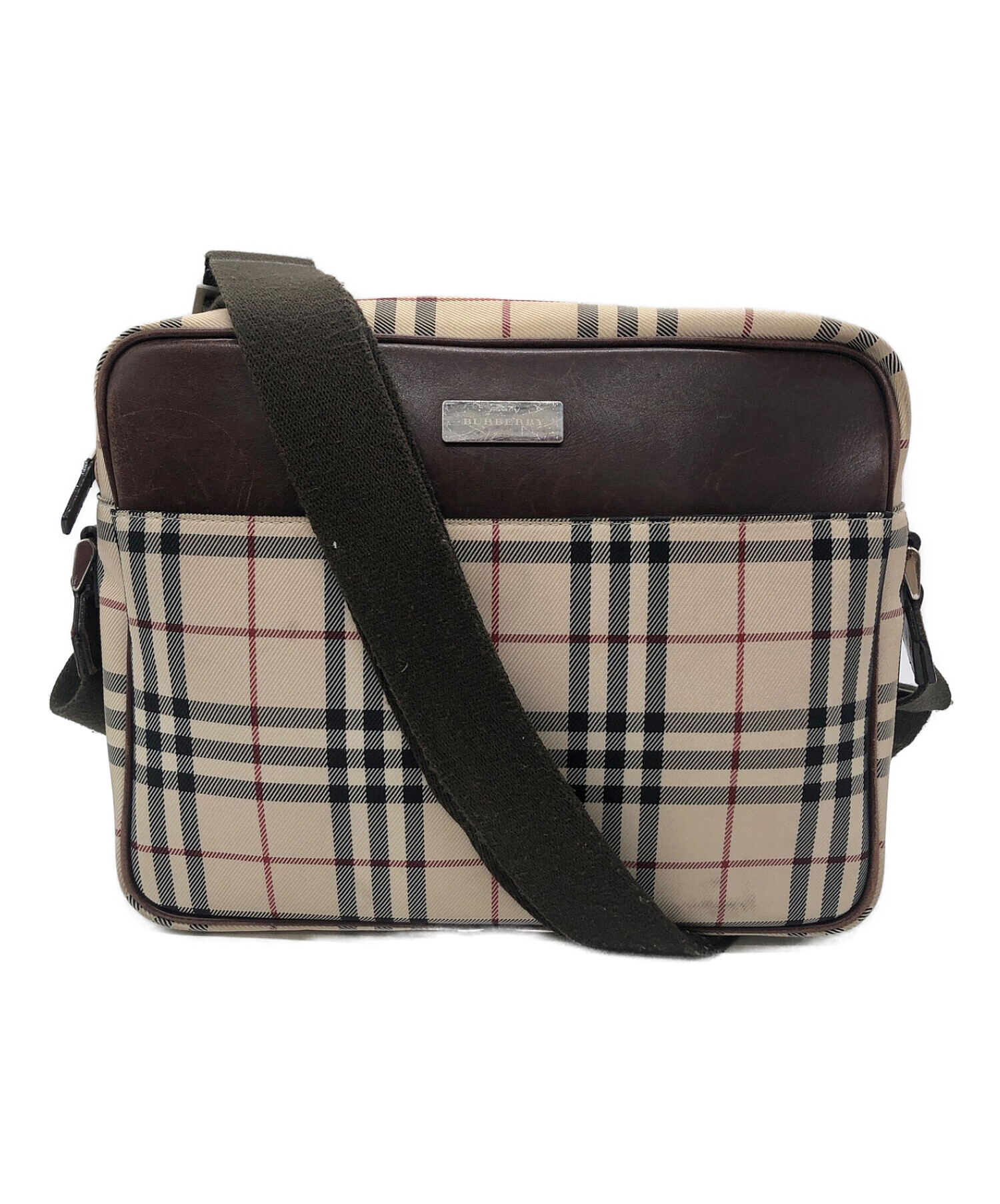 Burberrys バーバリー ノバチェック メッセンジャー ショルダーバッグ BURBERRY バーバリー ノバチェック ショルダー メッセンジャーバッグ