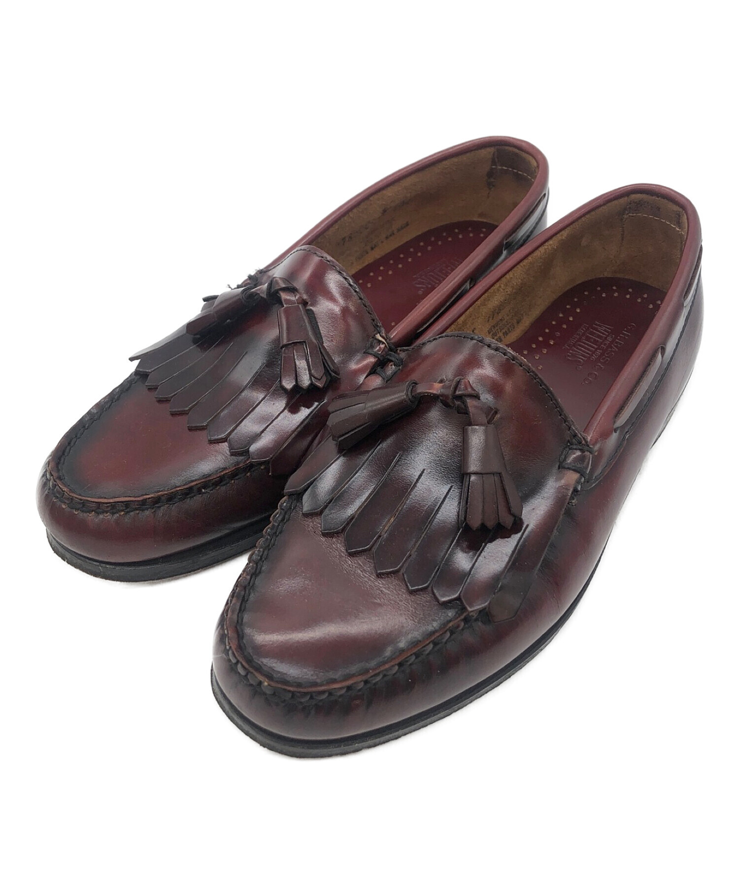 け*ん様 Weejuns Bass タッセルローファー ブラウン G.H.BASS - ☆未使用 ジーエイチバス ウィージャンズ レザー タッセル