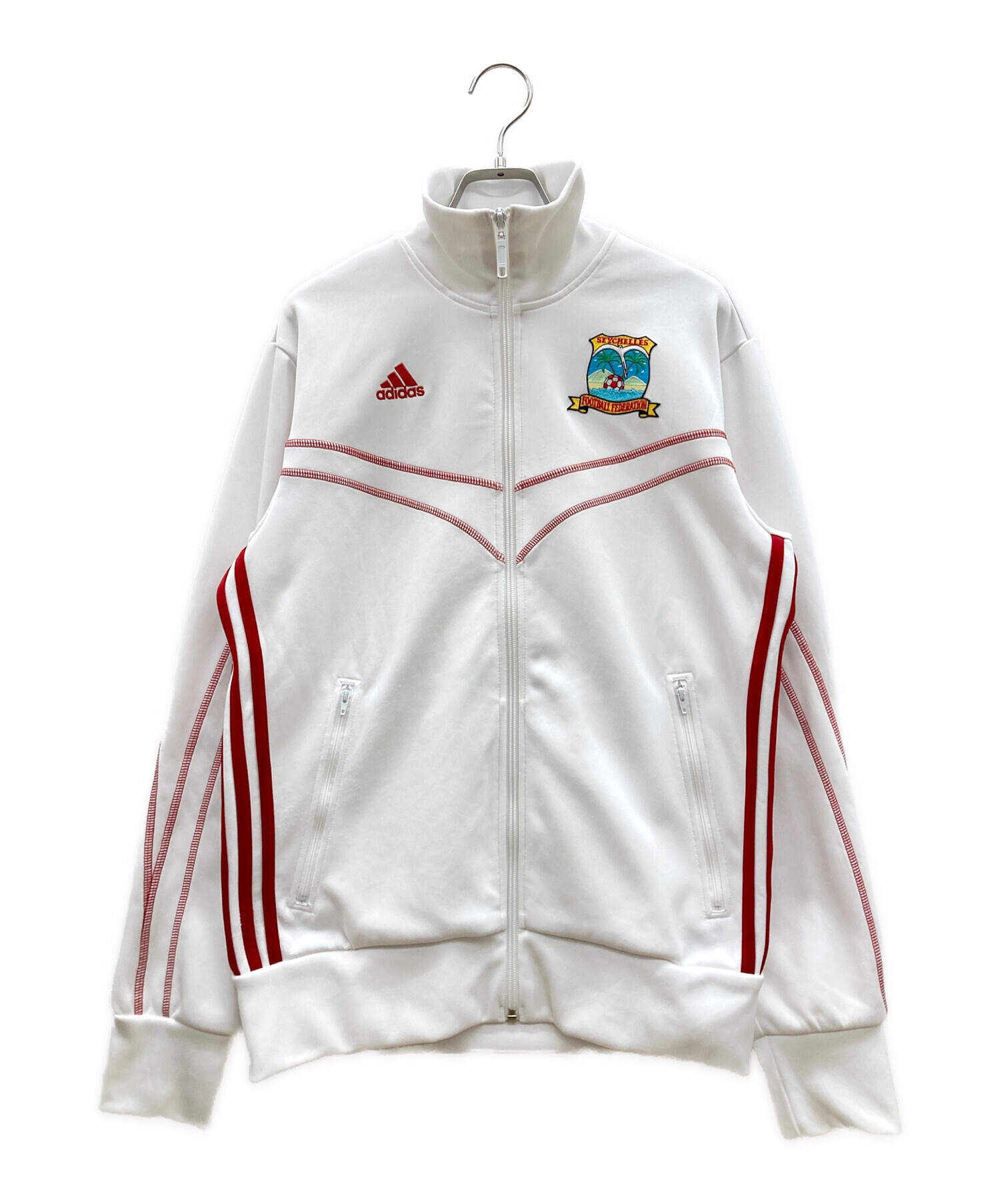中古・古着通販】adidas (アディダス) トラックジャケット ホワイト 