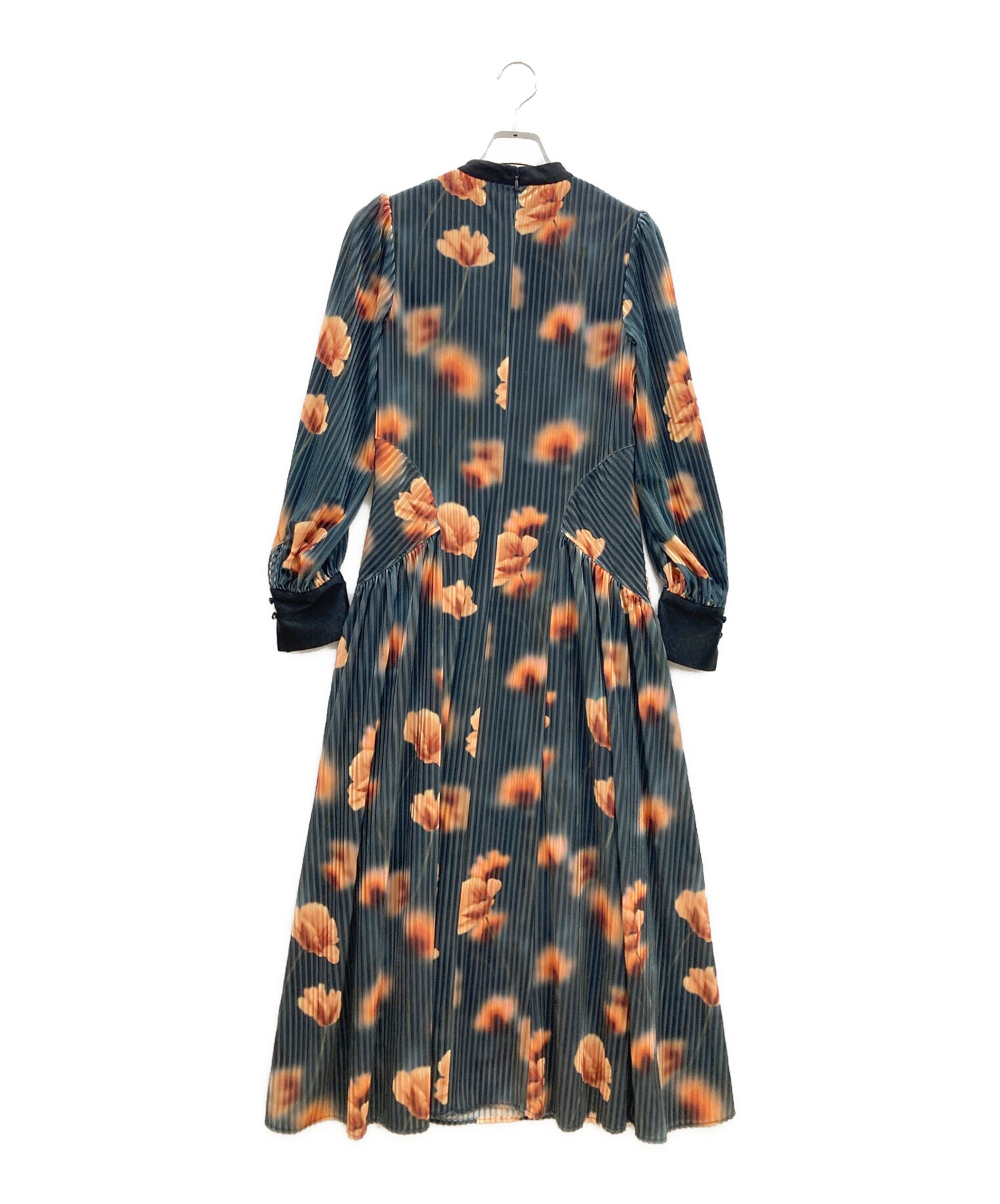 中古・古着通販】Ameri (アメリ) MILA VELOUR CUT DRESS グレー サイズ 