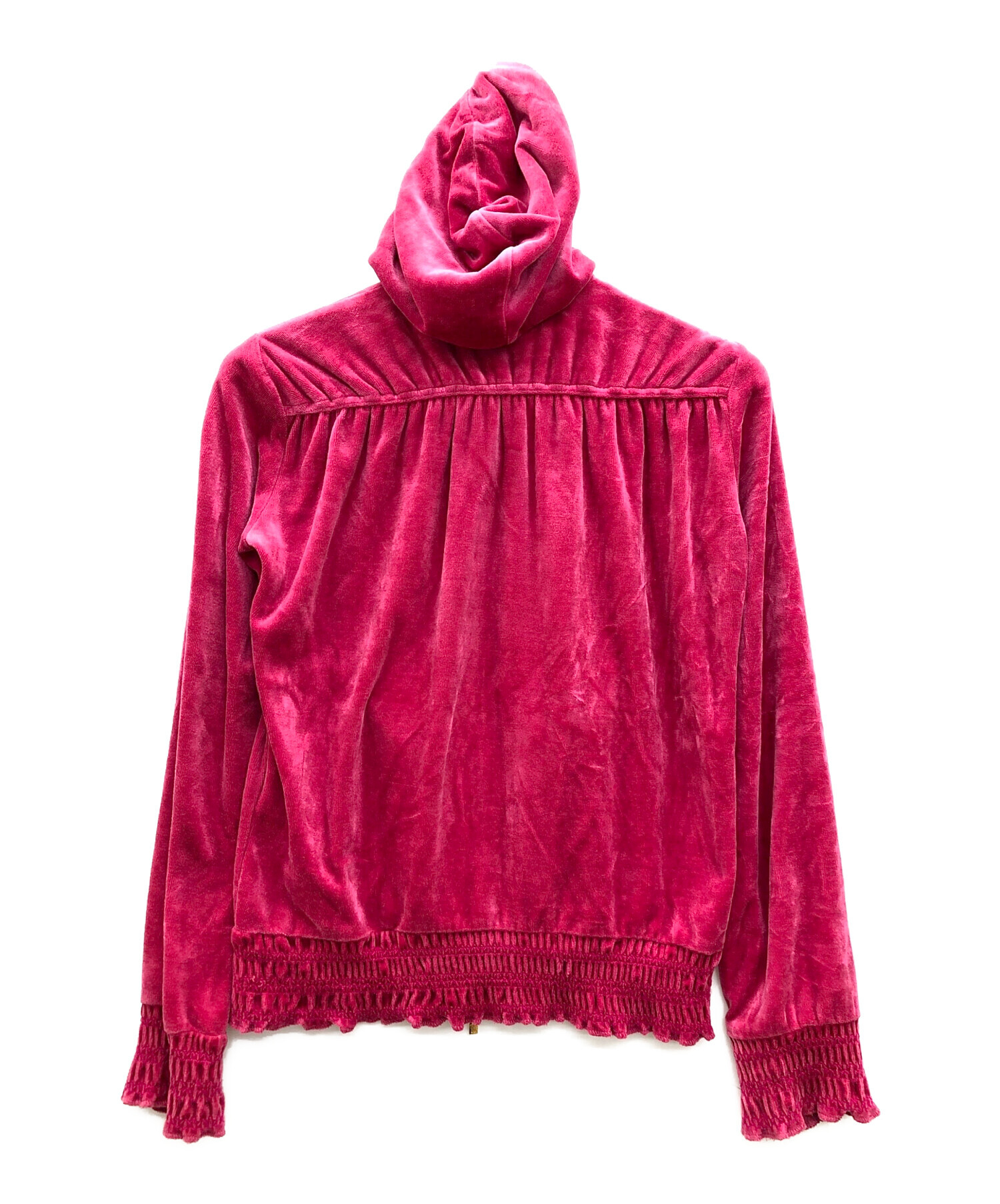 中古・古着通販】MONCLER (モンクレール) ベロアセットアップ ピンク 