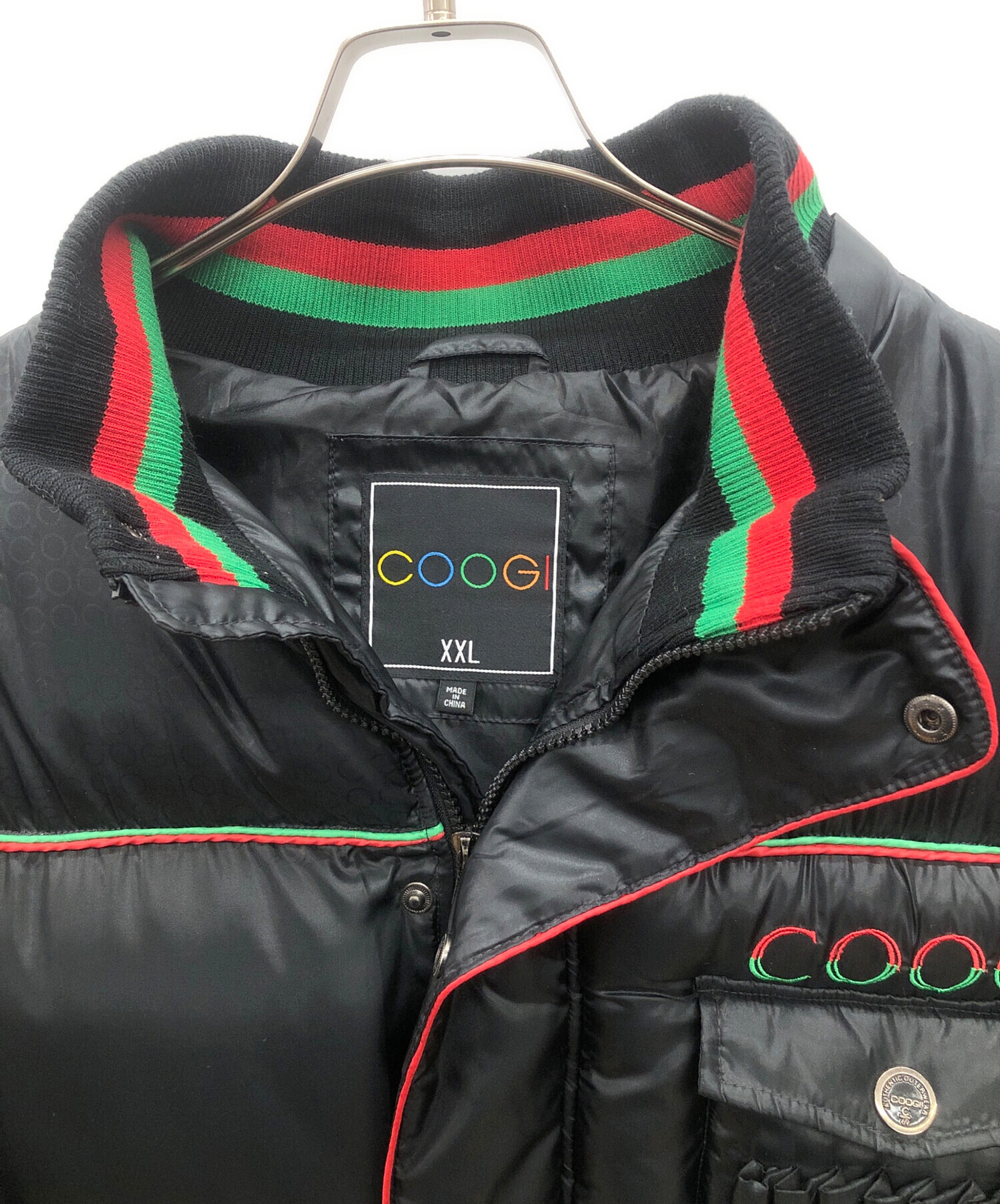 中古・古着通販】Coogi (クージー) 中綿ジャケット ブラック サイズ 