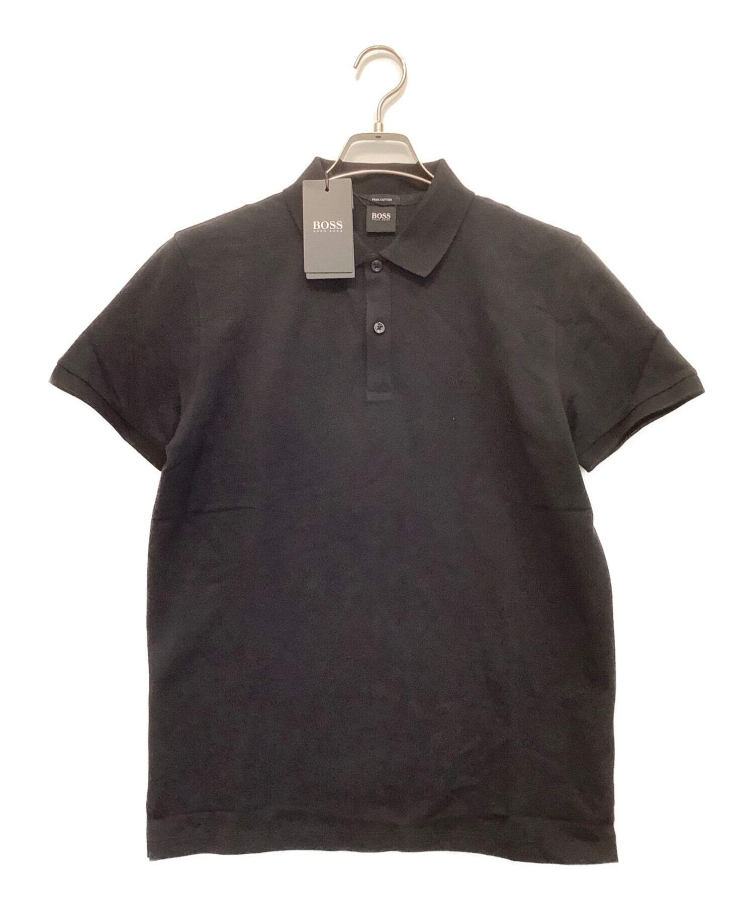 HUGO BOSS (ヒューゴ ボス) ポロシャツ ブラック サイズ:S 未使用品