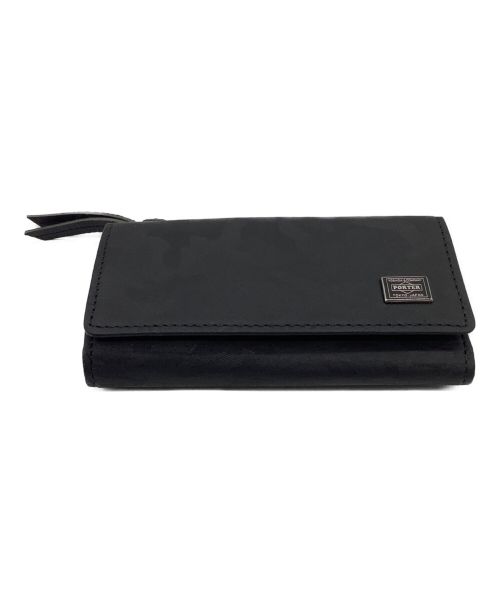 PORTER ポーター 財布・コインケース - 手堅く グレーx黒系 【古着  