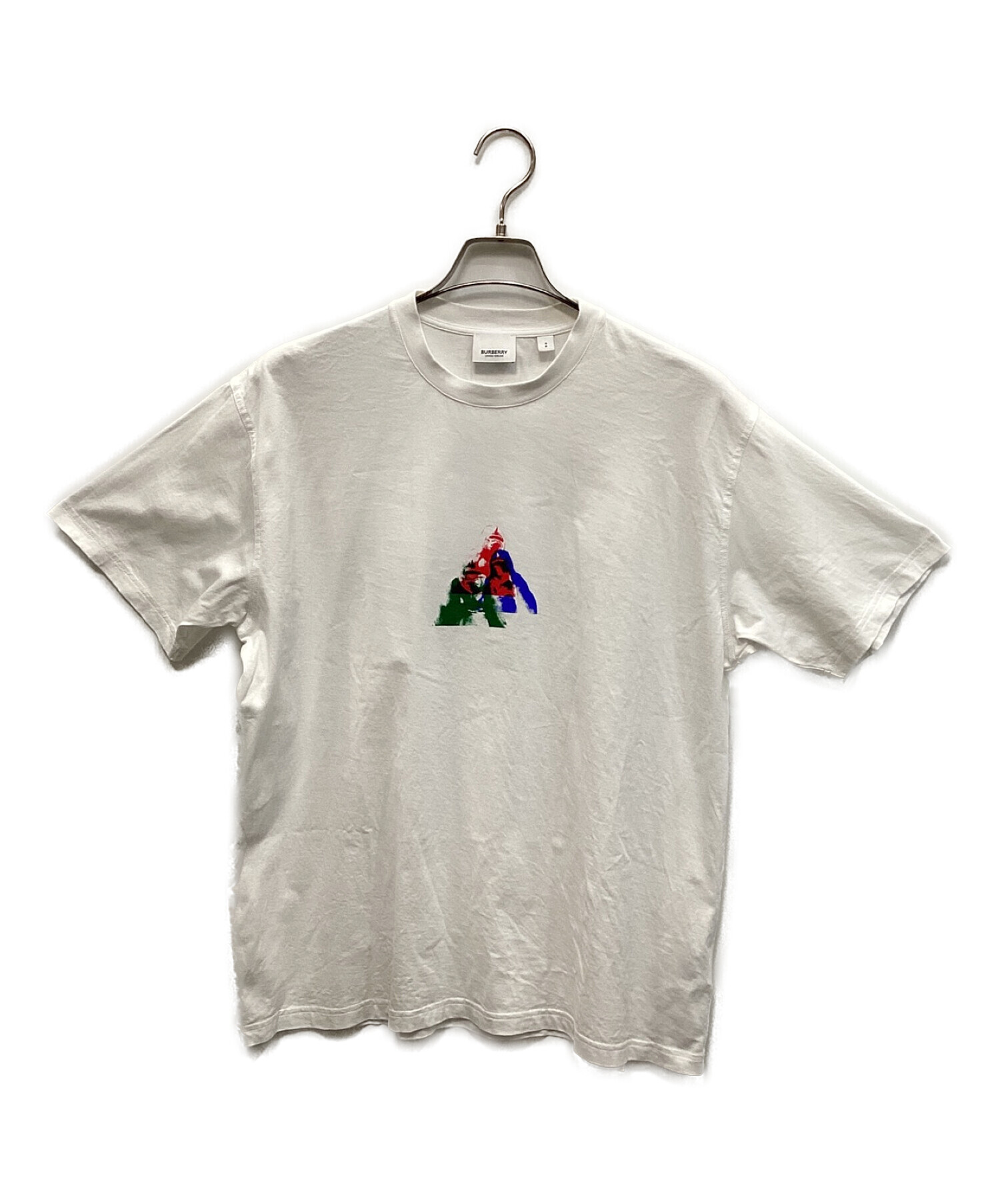 中古・古着通販】BURBERRY (バーバリー) 半袖Tシャツ ホワイト サイズ 