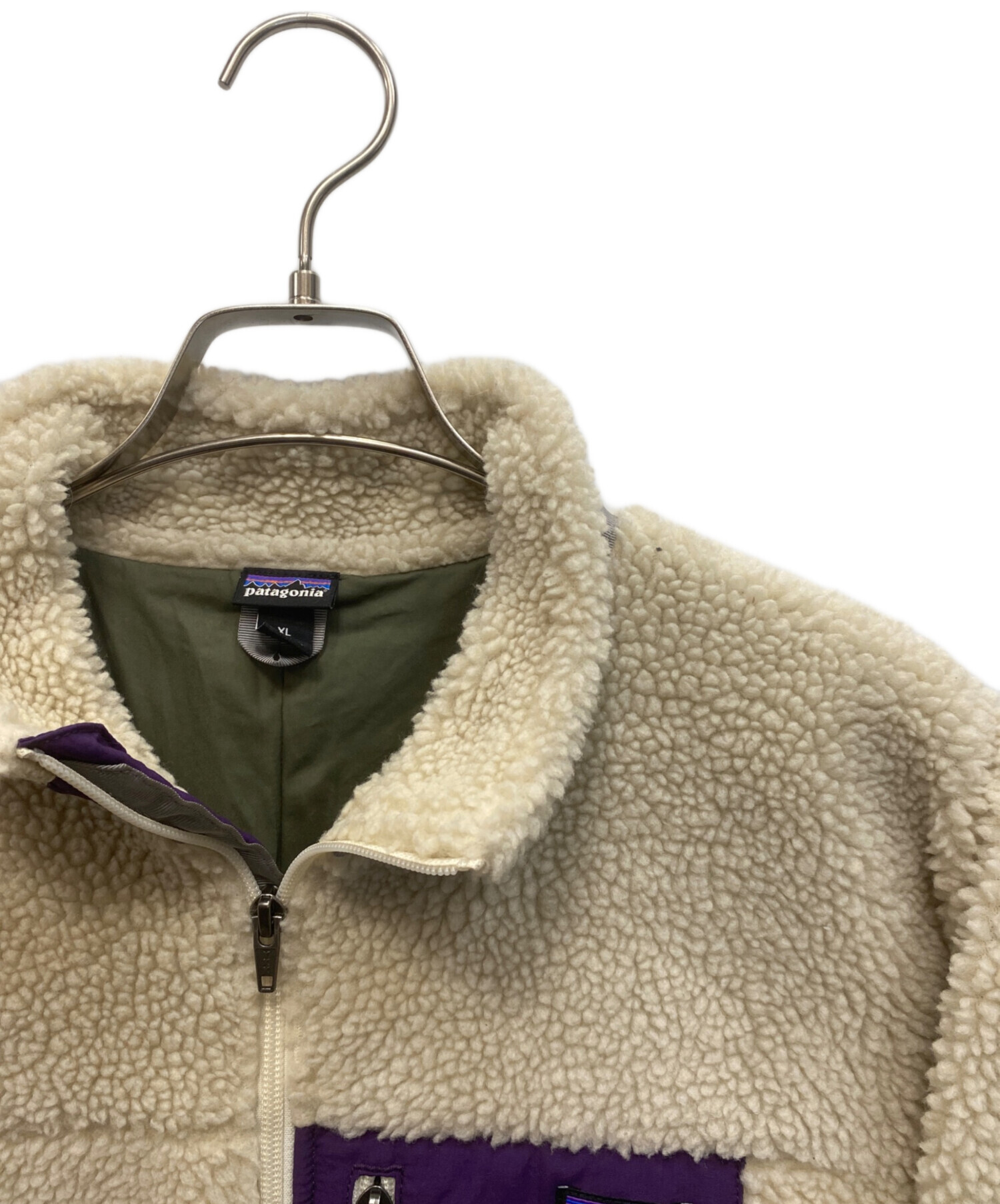 patagonia フリースジャケット Mサイズ ベージュ patagonia フリース