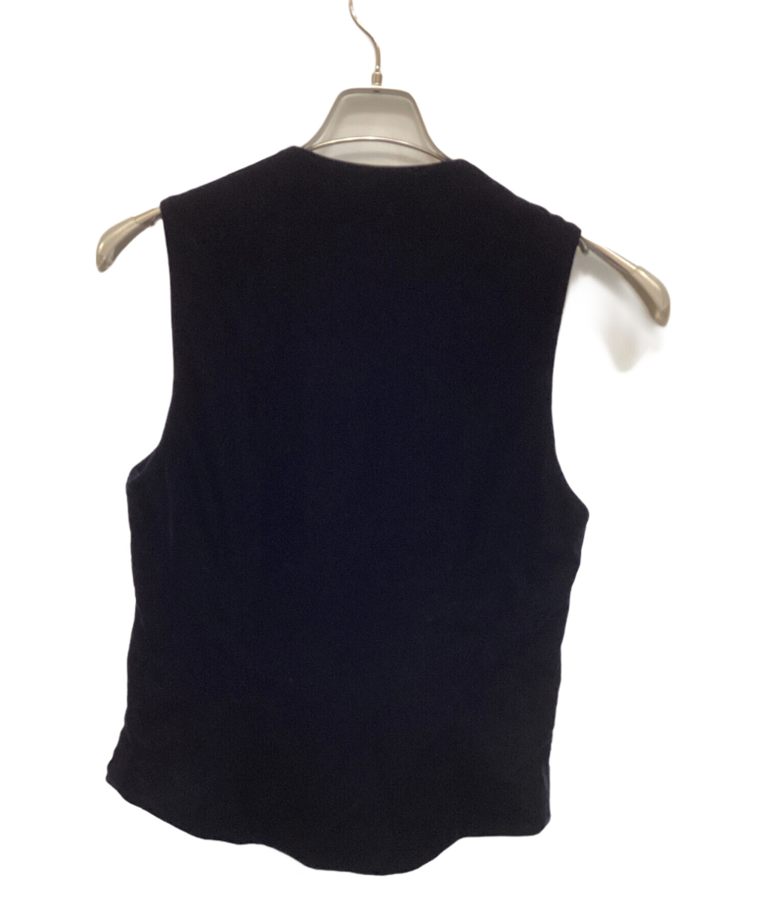 EMPORIO ARMANIネイビー ベロアベスト